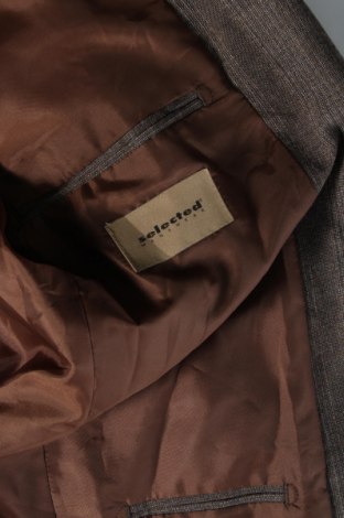 Ανδρικό σακάκι Selected, Μέγεθος XL, Χρώμα Καφέ, Τιμή 5,01 €