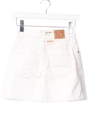 Φούστα Pepe Jeans, Μέγεθος XS, Χρώμα Λευκό, Τιμή 60,31 €