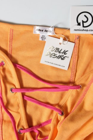 Šaty  Public Desire, Velikost XS, Barva Oranžová, Cena  147,00 Kč