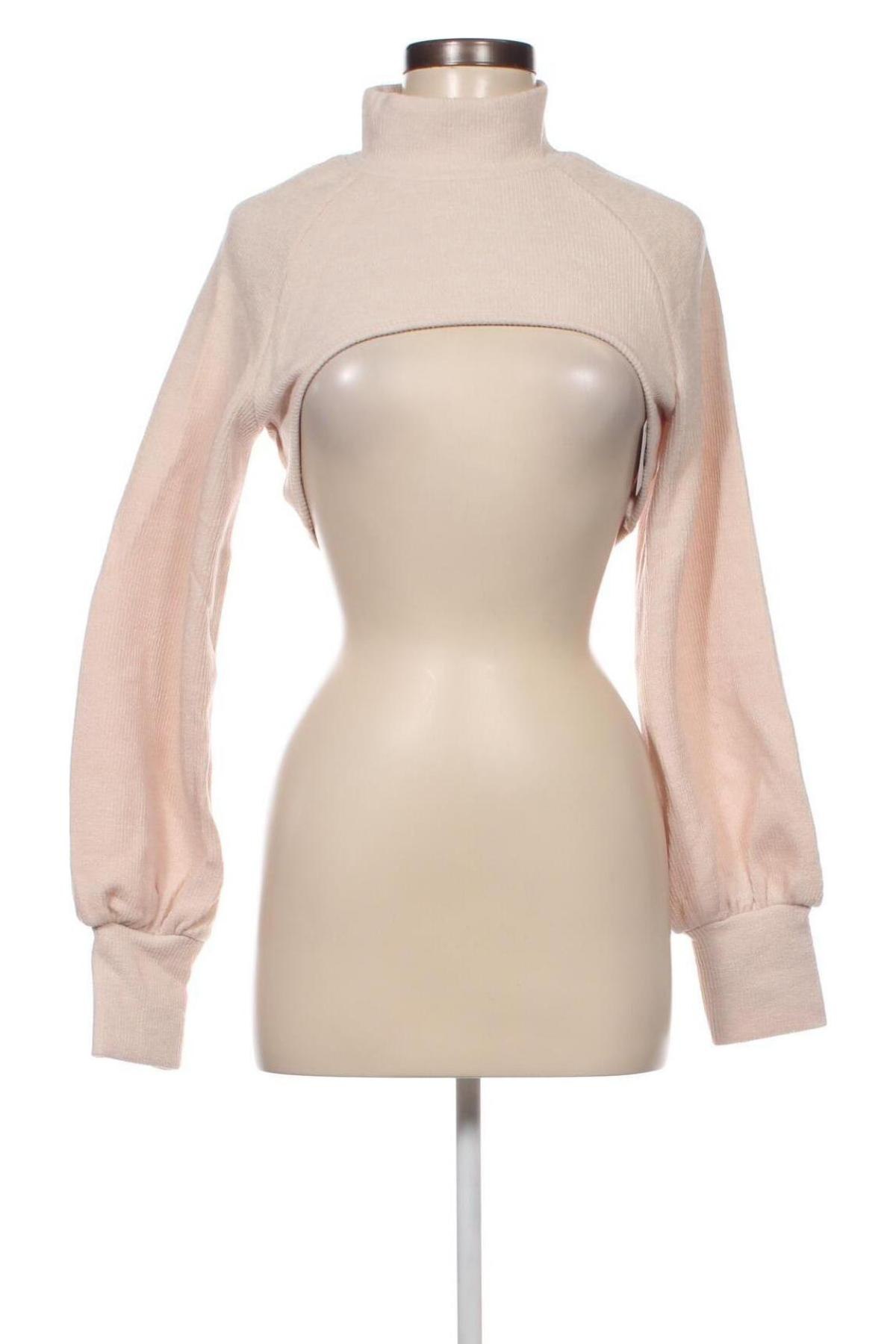 Γυναικεία μπλούζα SHEIN, Μέγεθος M, Χρώμα  Μπέζ, Τιμή 4,15 €