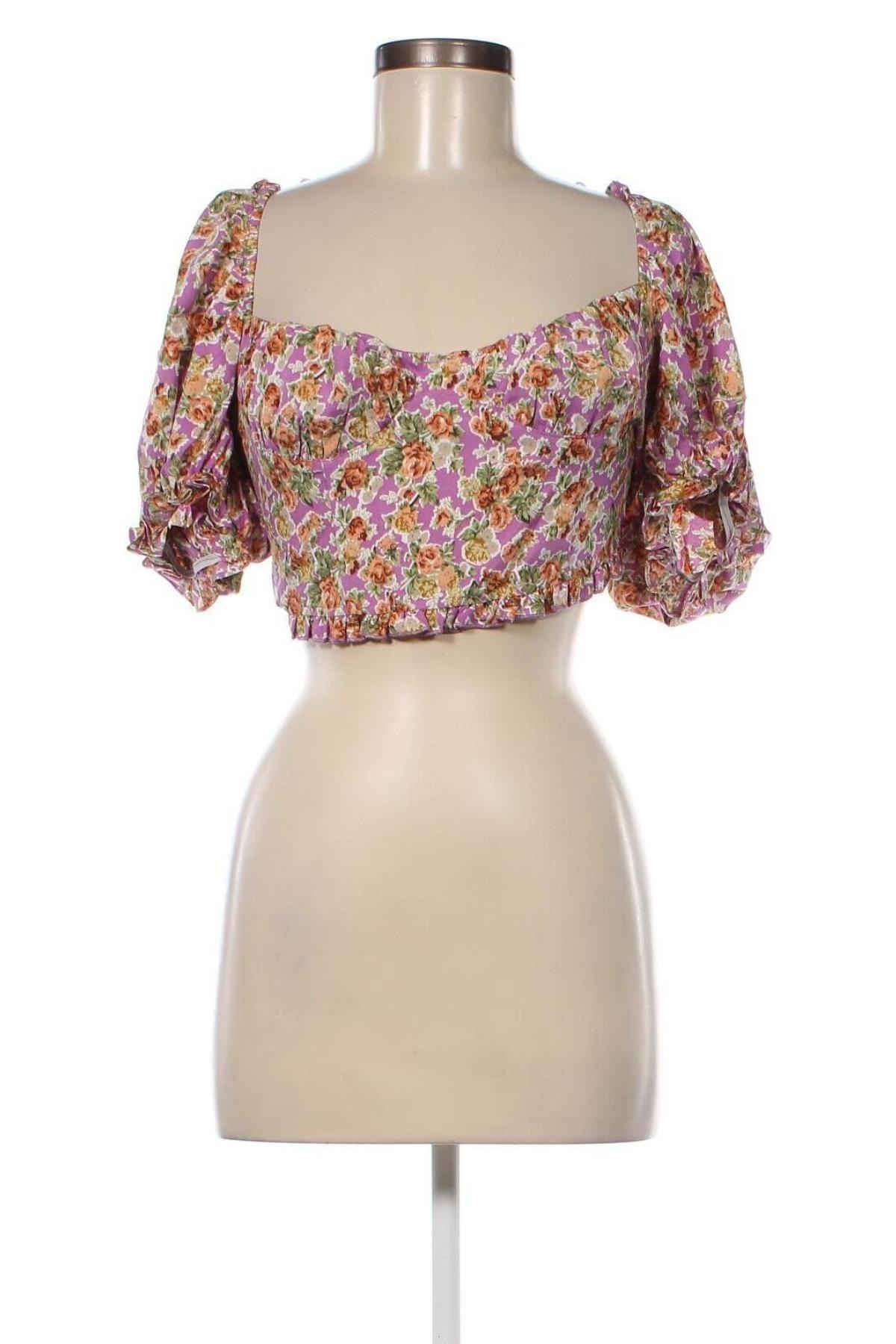 Дамска блуза SHEIN, Размер L, Цвят Многоцветен, Цена 31,00 лв.