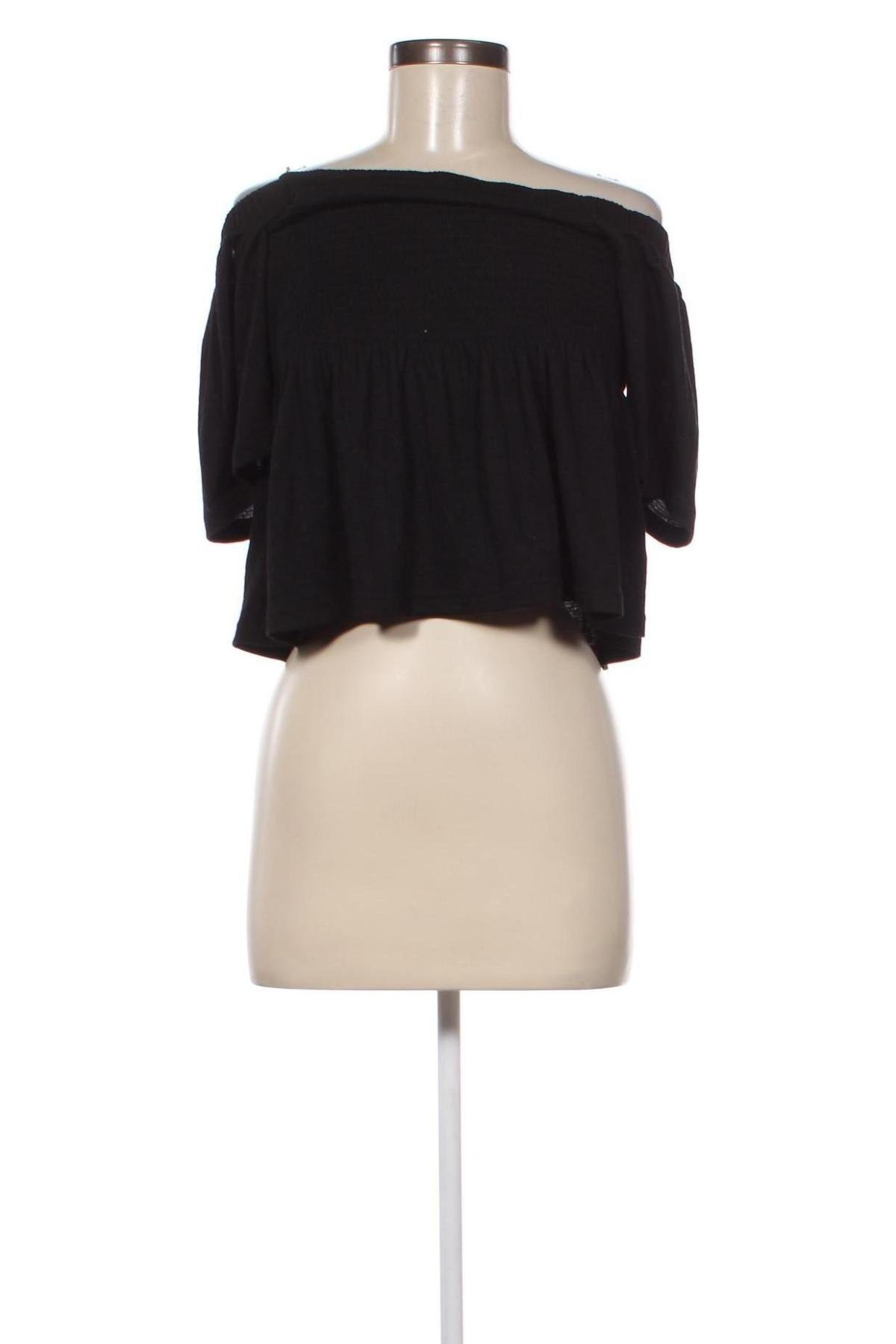 Дамска блуза Sinsay, Размер M, Цвят Черен, Цена 5,27 лв.