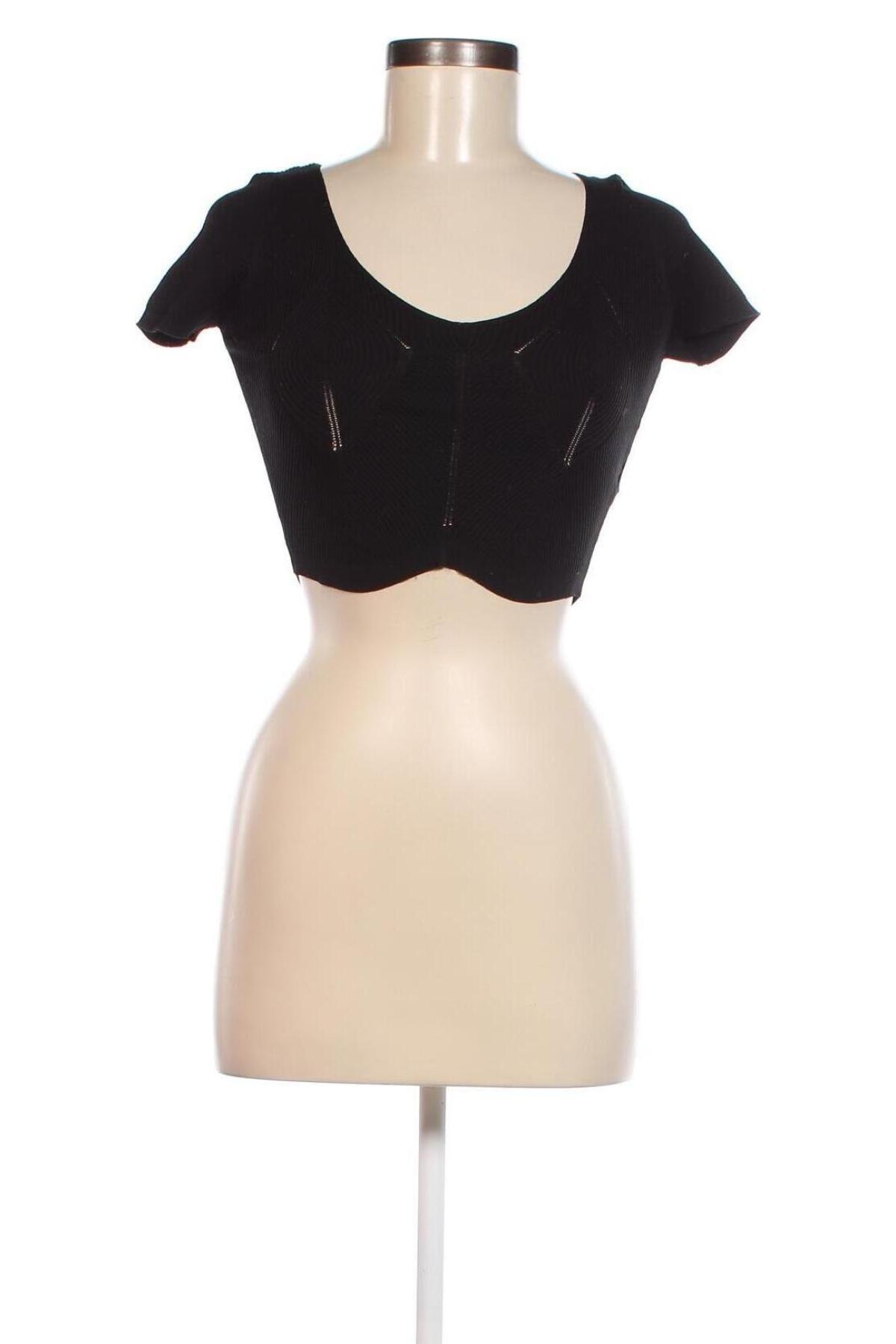 Γυναικεία μπλούζα Tally Weijl, Μέγεθος XS, Χρώμα Μαύρο, Τιμή 6,55 €