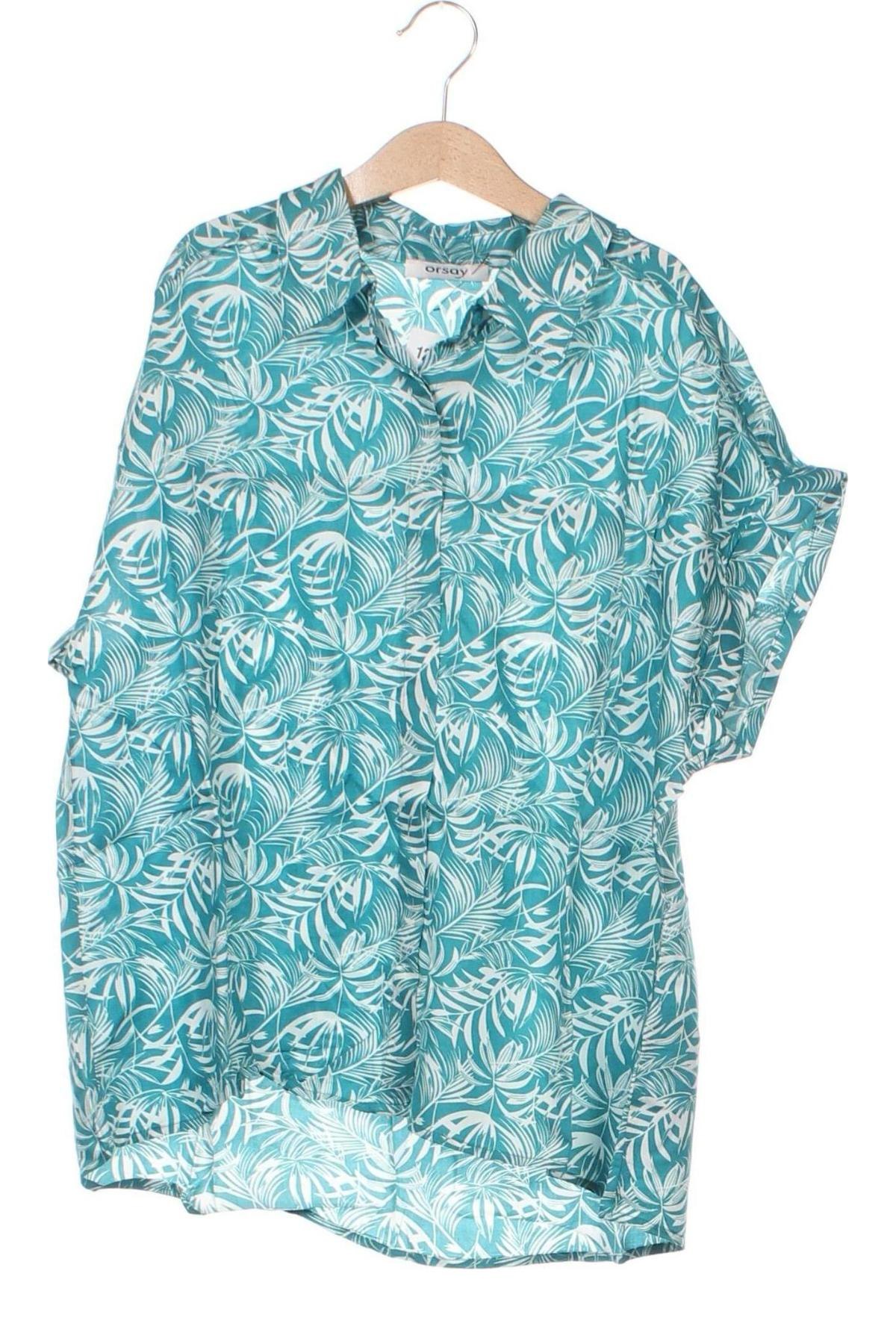 Γυναικείο πουκάμισο Orsay, Μέγεθος S, Χρώμα Μπλέ, Τιμή 20,62 €
