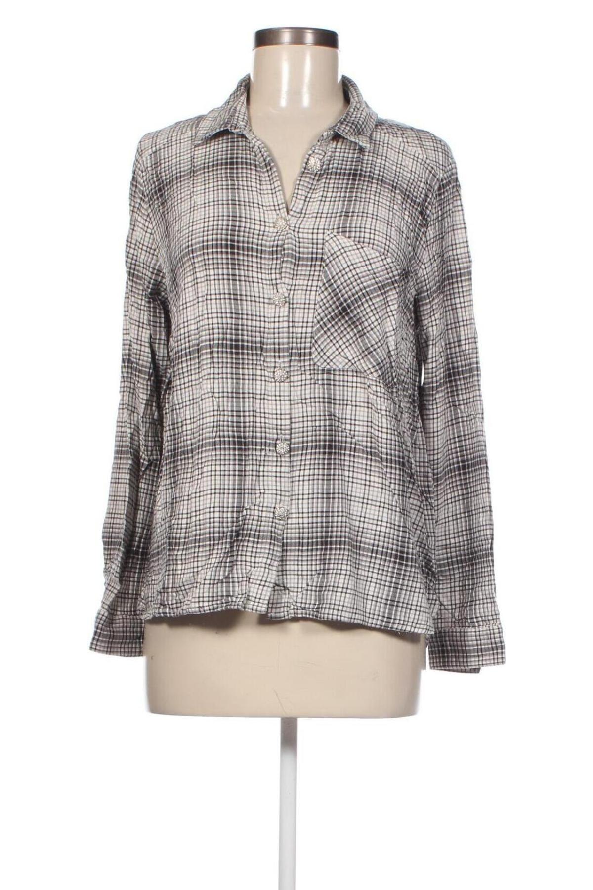 Γυναικείο πουκάμισο VRS Woman, Μέγεθος L, Χρώμα Πολύχρωμο, Τιμή 15,46 €