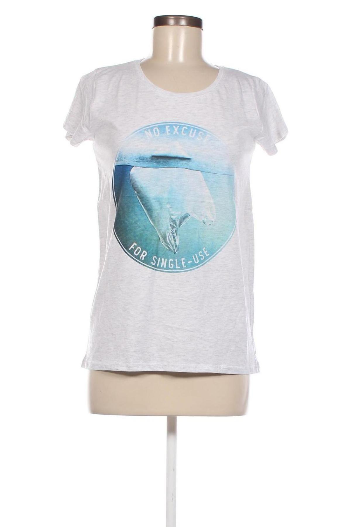 Γυναικείο t-shirt Sublevel, Μέγεθος S, Χρώμα Γκρί, Τιμή 3,57 €