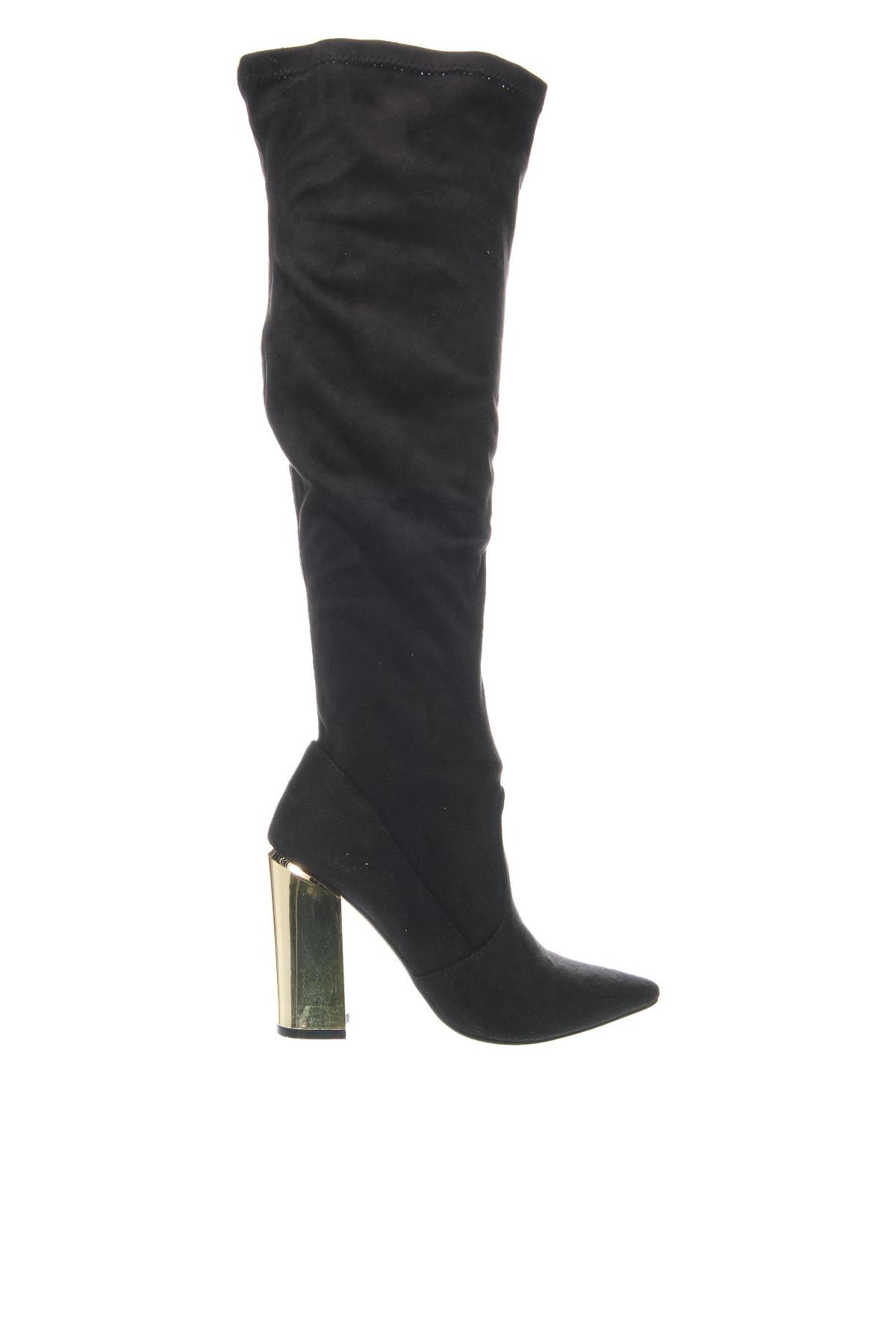 Γυναικείες μπότες Missguided, Μέγεθος 38, Χρώμα Μαύρο, Τιμή 14,71 €