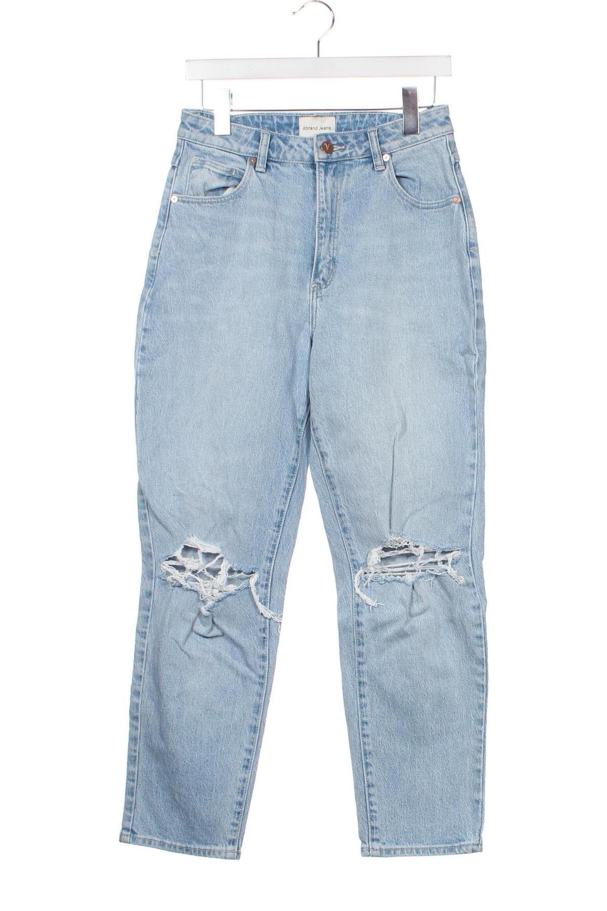 Дамски дънки Abrand Jeans, Размер XS, Цвят Син, Цена 9,57 лв.