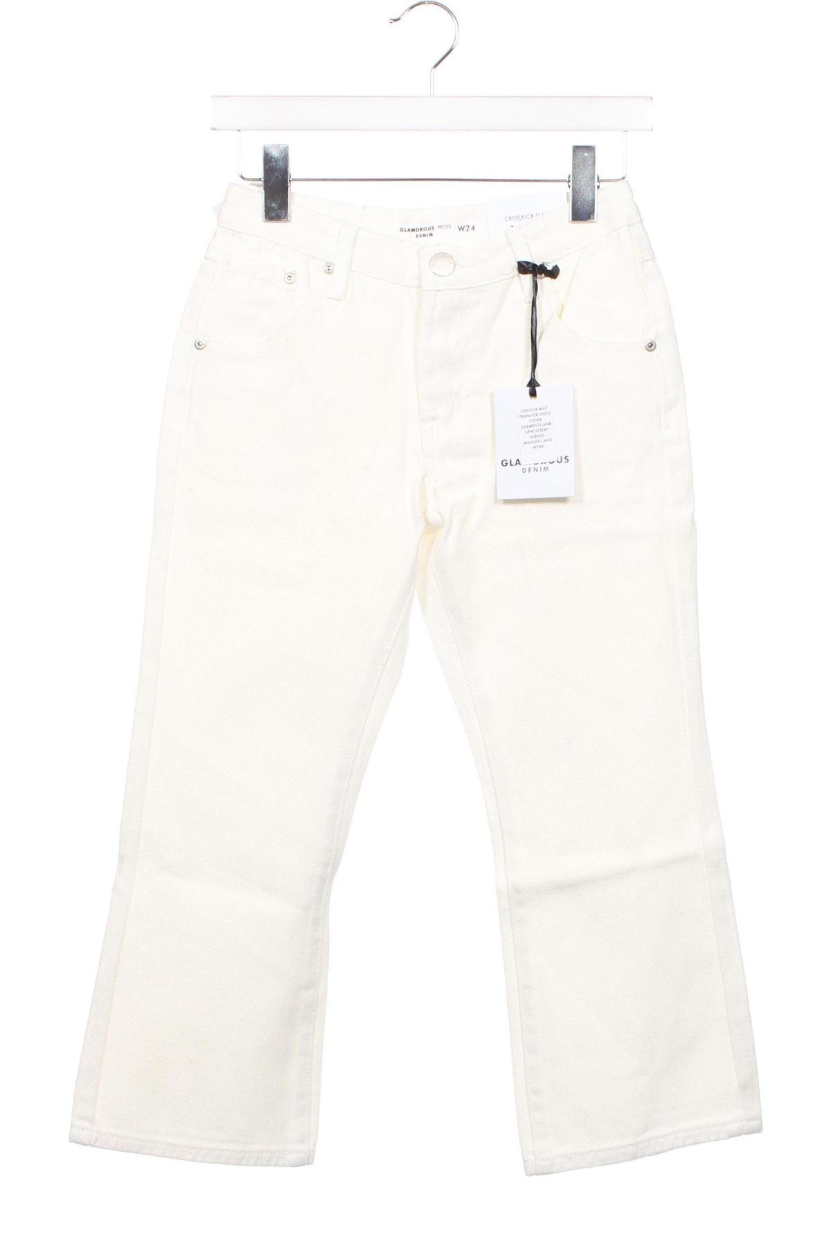 Dámské džíny  Glamorous, Velikost XS, Barva Bílá, Cena  151,00 Kč