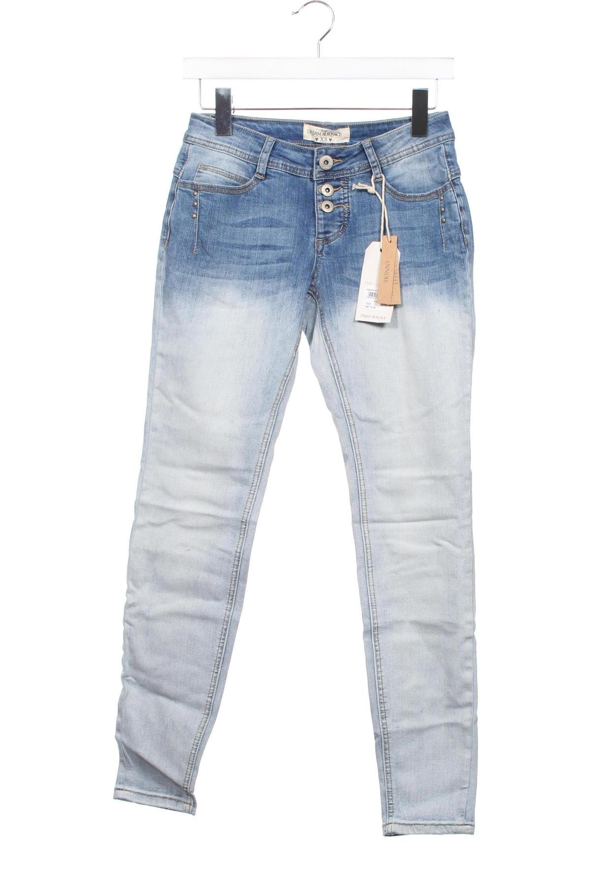 Dámske džínsy  Urban Surface, Veľkosť XS, Farba Modrá, Cena  4,98 €