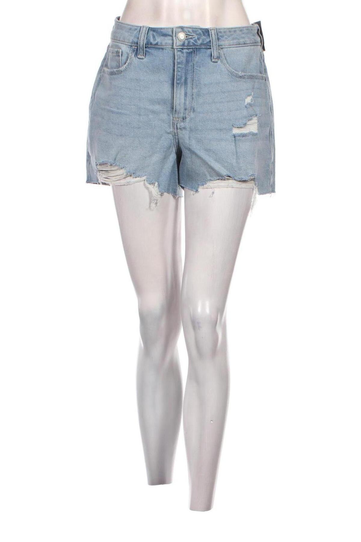 Pantaloni scurți de femei Hollister, Mărime S, Culoare Albastru, Preț 189,47 Lei