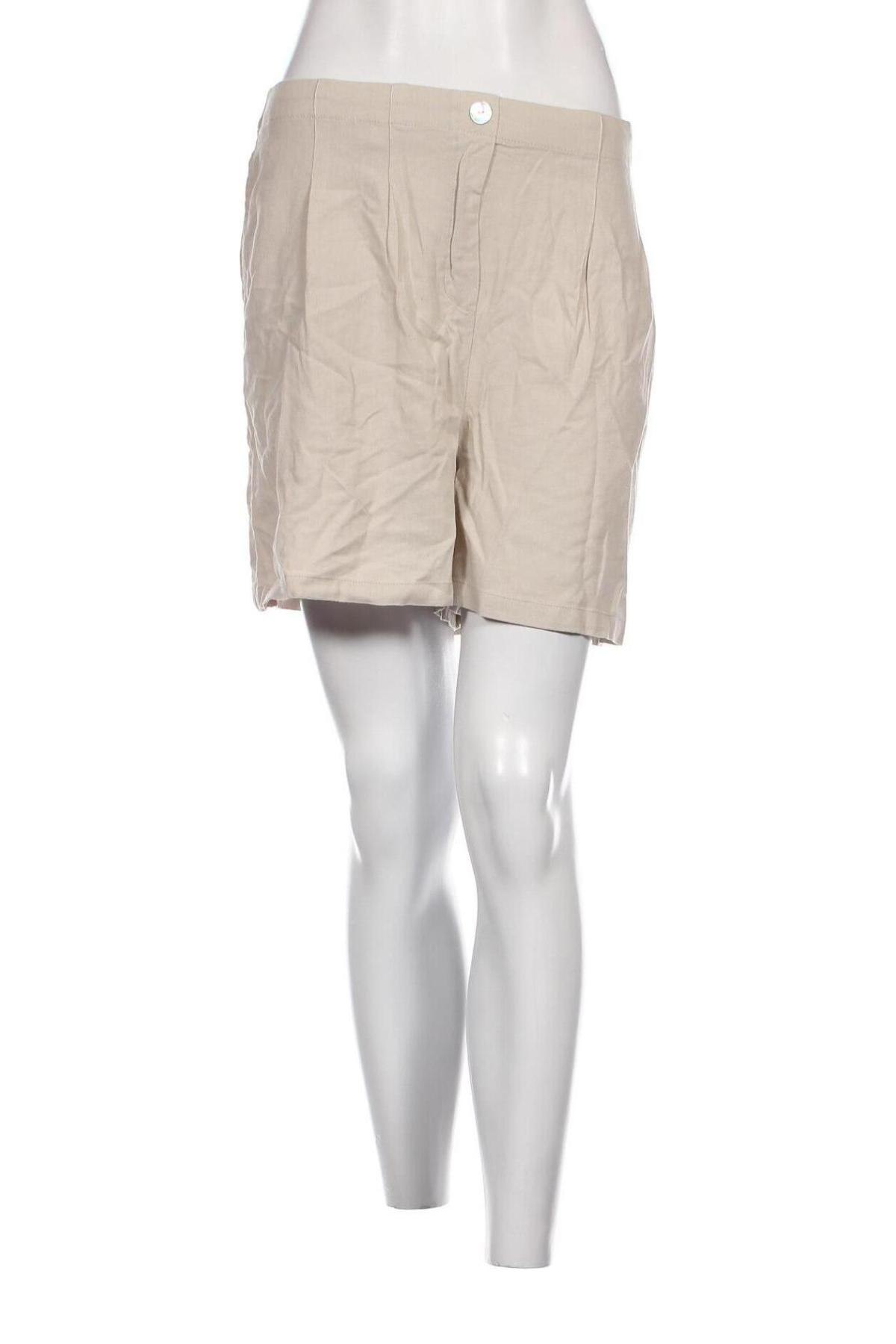 Γυναικείο κοντό παντελόνι Vero Moda, Μέγεθος XL, Χρώμα  Μπέζ, Τιμή 10,93 €
