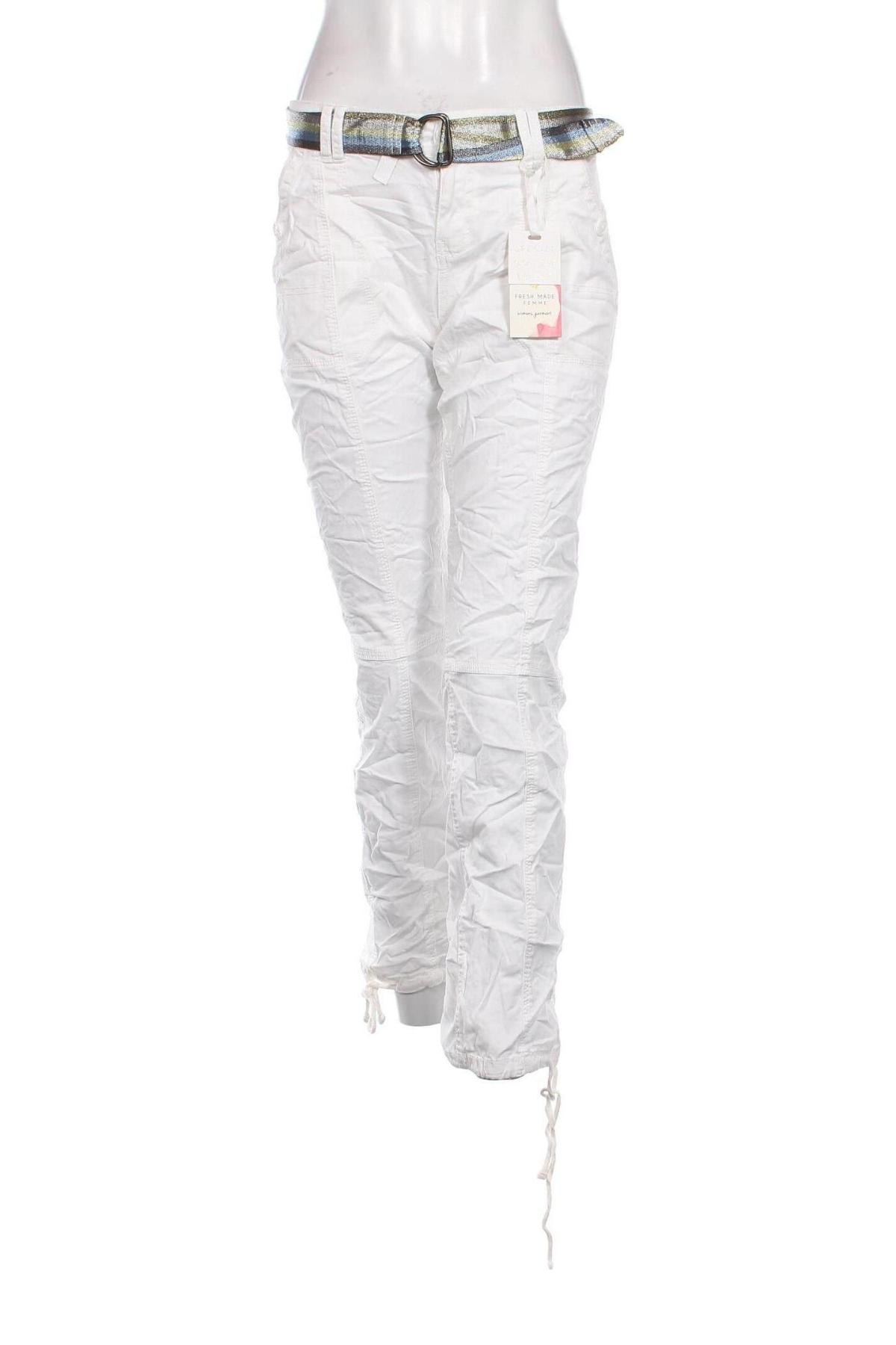 Γυναικείο παντελόνι Fresh Made, Μέγεθος M, Χρώμα Λευκό, Τιμή 4,93 €