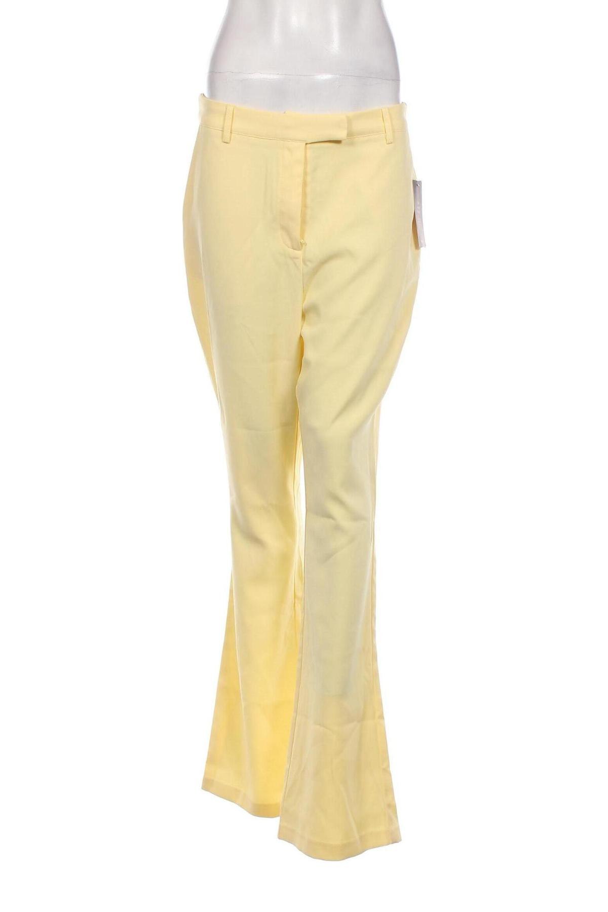 Dámské kalhoty  NA-KD, Velikost M, Barva Žlutá, Cena  1 261,00 Kč