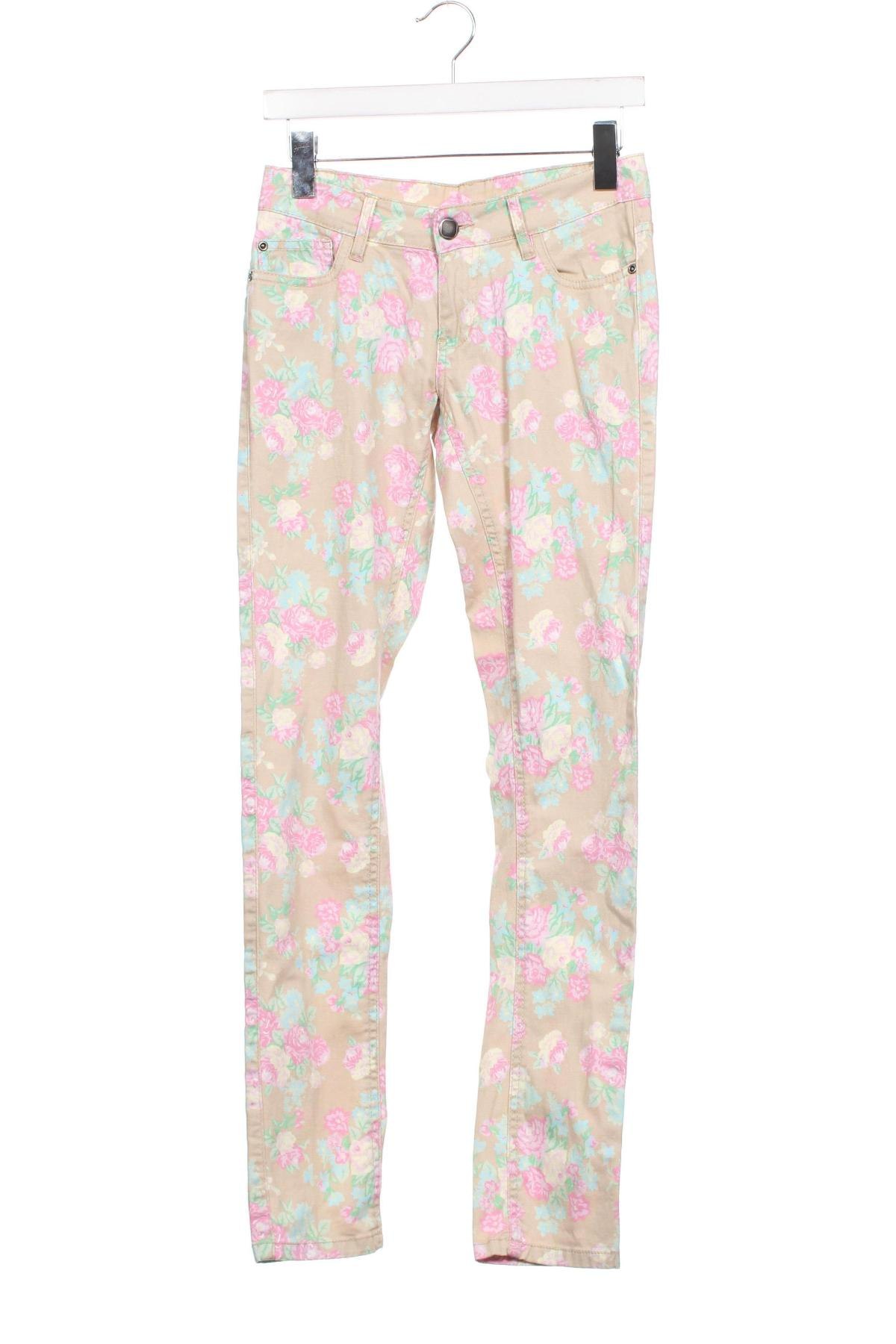 Γυναικείο παντελόνι Okay, Μέγεθος XS, Χρώμα Πολύχρωμο, Τιμή 1,61 €