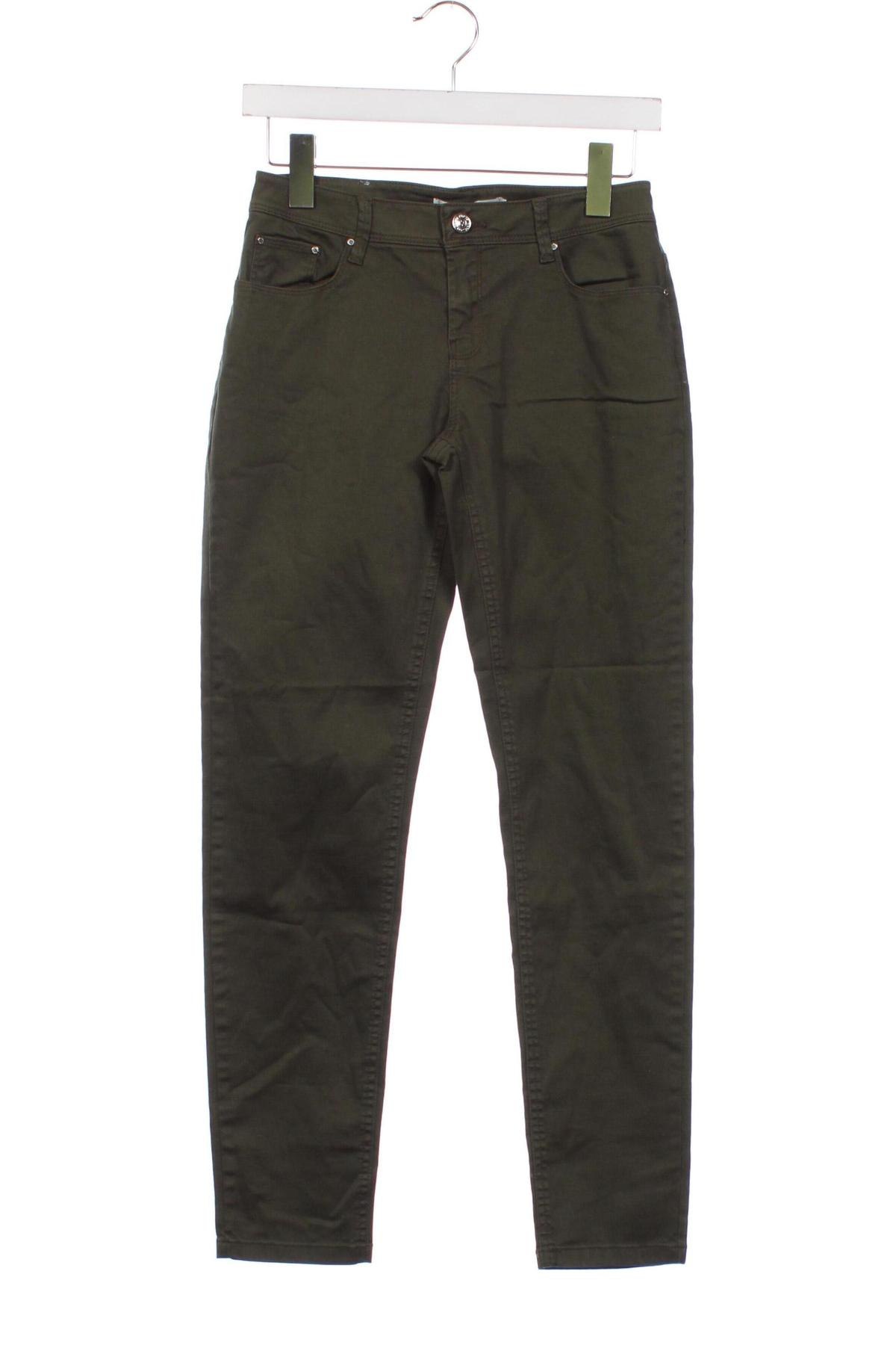 Дамски панталон Piazza Italia, Размер XS, Цвят Зелен, Цена 7,82 лв.