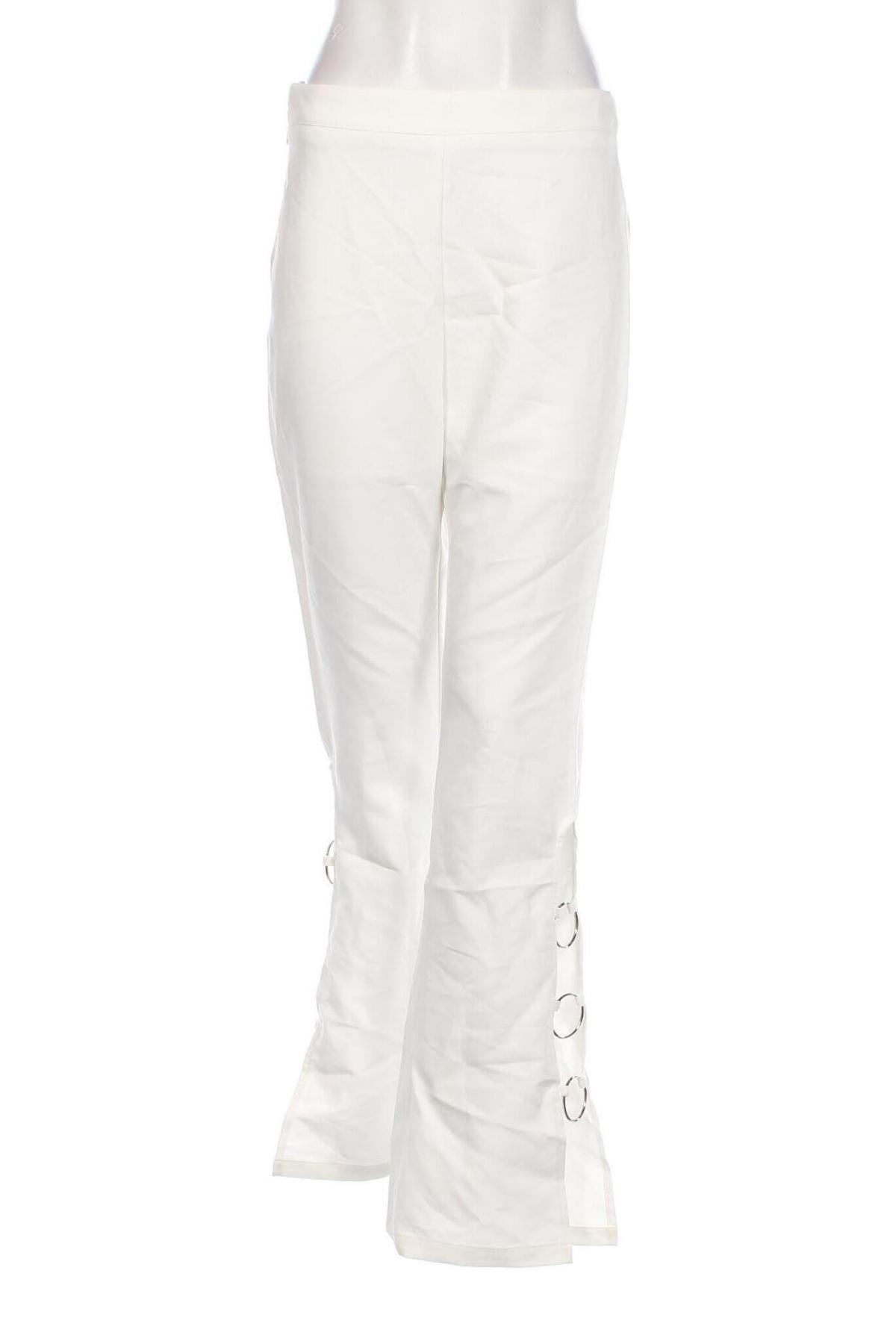 Pantaloni de femei SHEIN, Mărime M, Culoare Alb, Preț 151,32 Lei