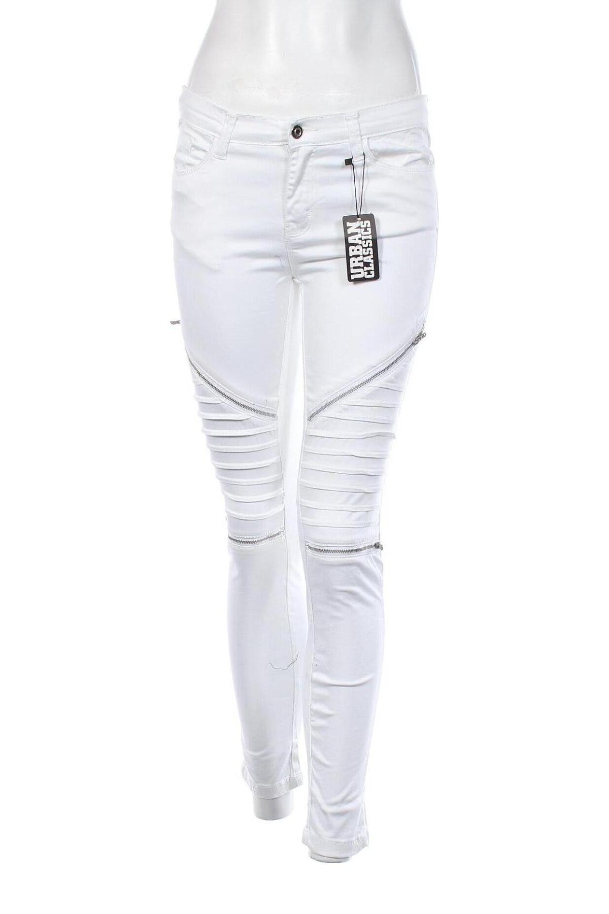 Дамски панталон Urban Classics, Размер S, Цвят Бял, Цена 68,00 лв.