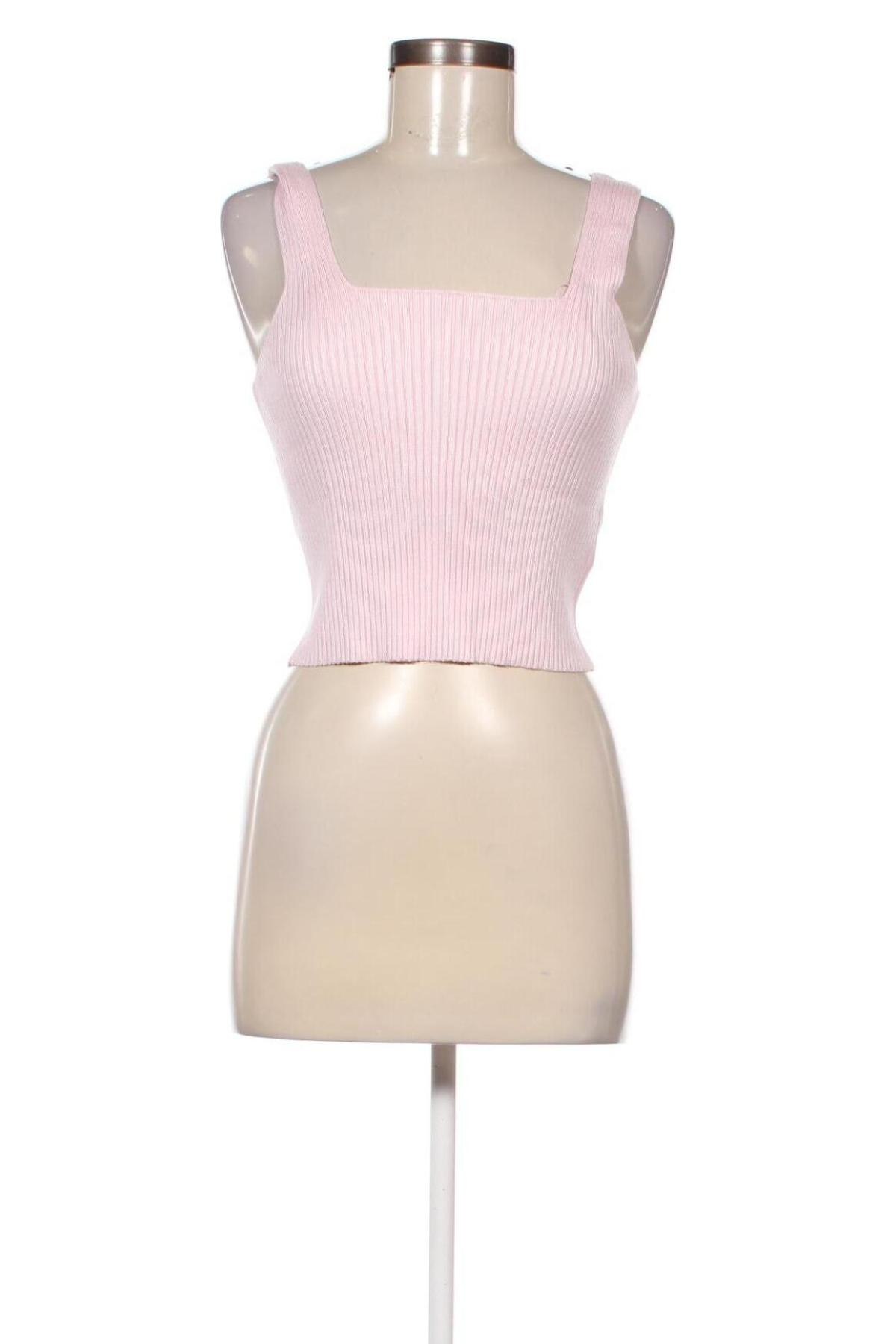 Γυναικείο αμάνικο μπλουζάκι Gina Tricot, Μέγεθος XL, Χρώμα Ρόζ , Τιμή 4,18 €