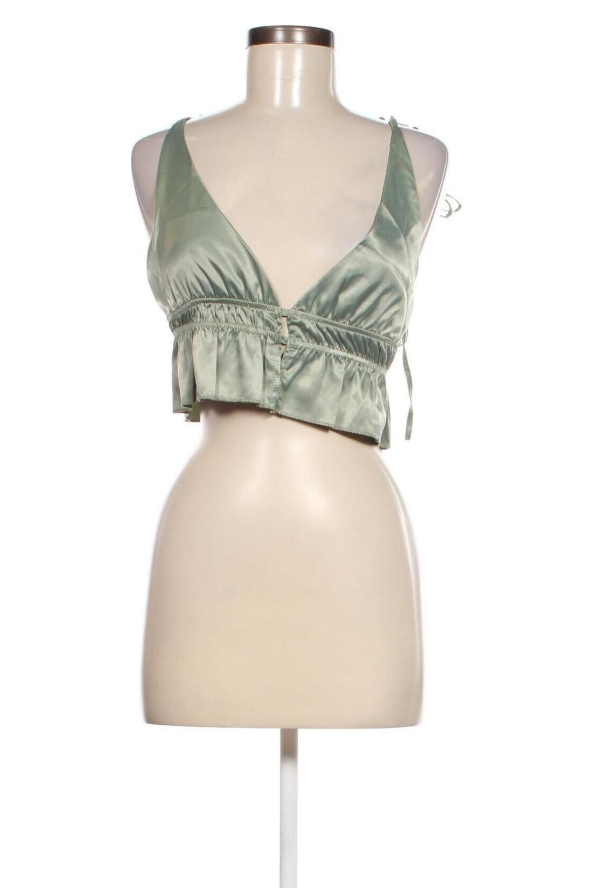 Γυναικείο αμάνικο μπλουζάκι SHEIN, Μέγεθος M, Χρώμα Πράσινο, Τιμή 3,35 €