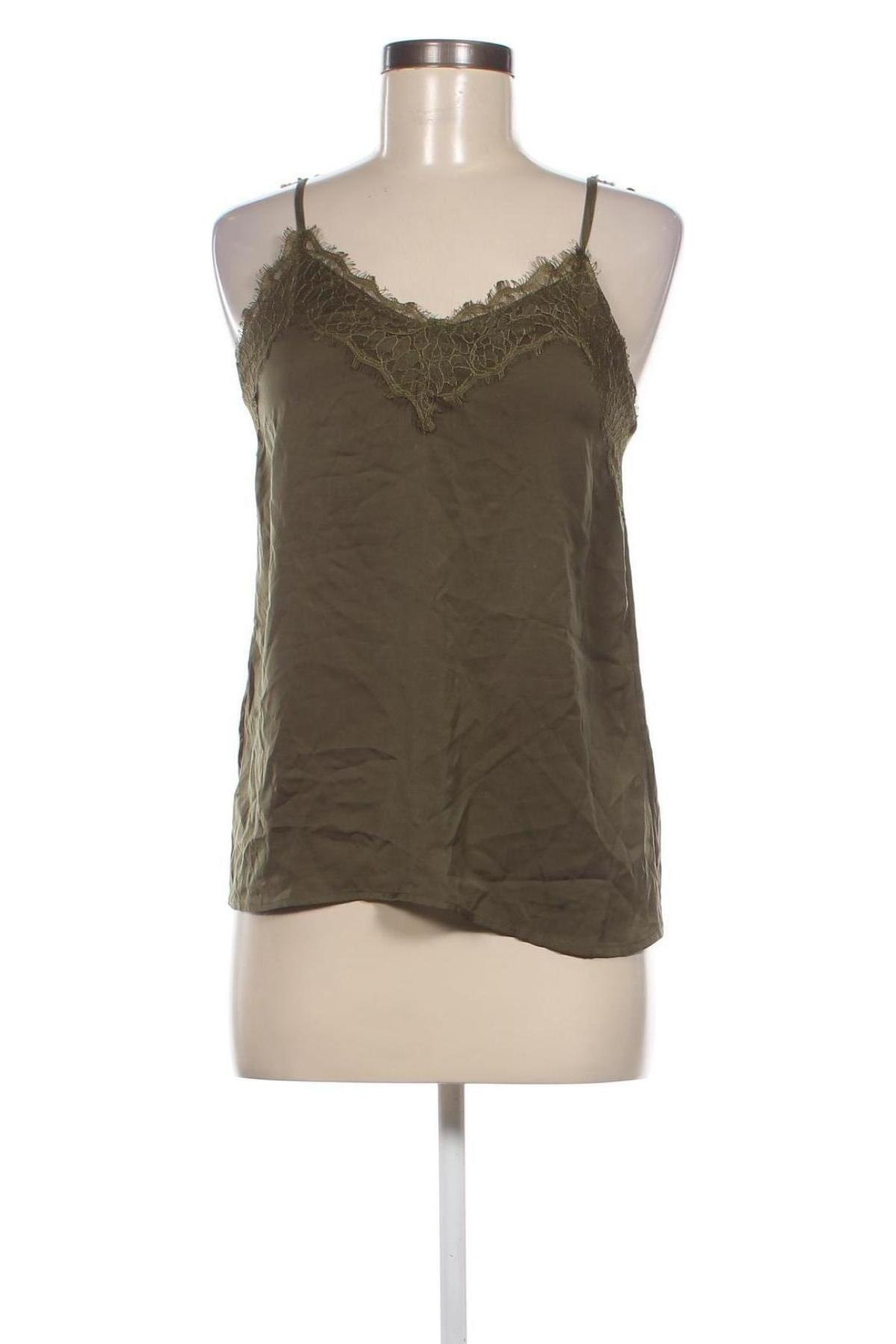 Γυναικείο αμάνικο μπλουζάκι Vero Moda, Μέγεθος XS, Χρώμα Πράσινο, Τιμή 13,92 €