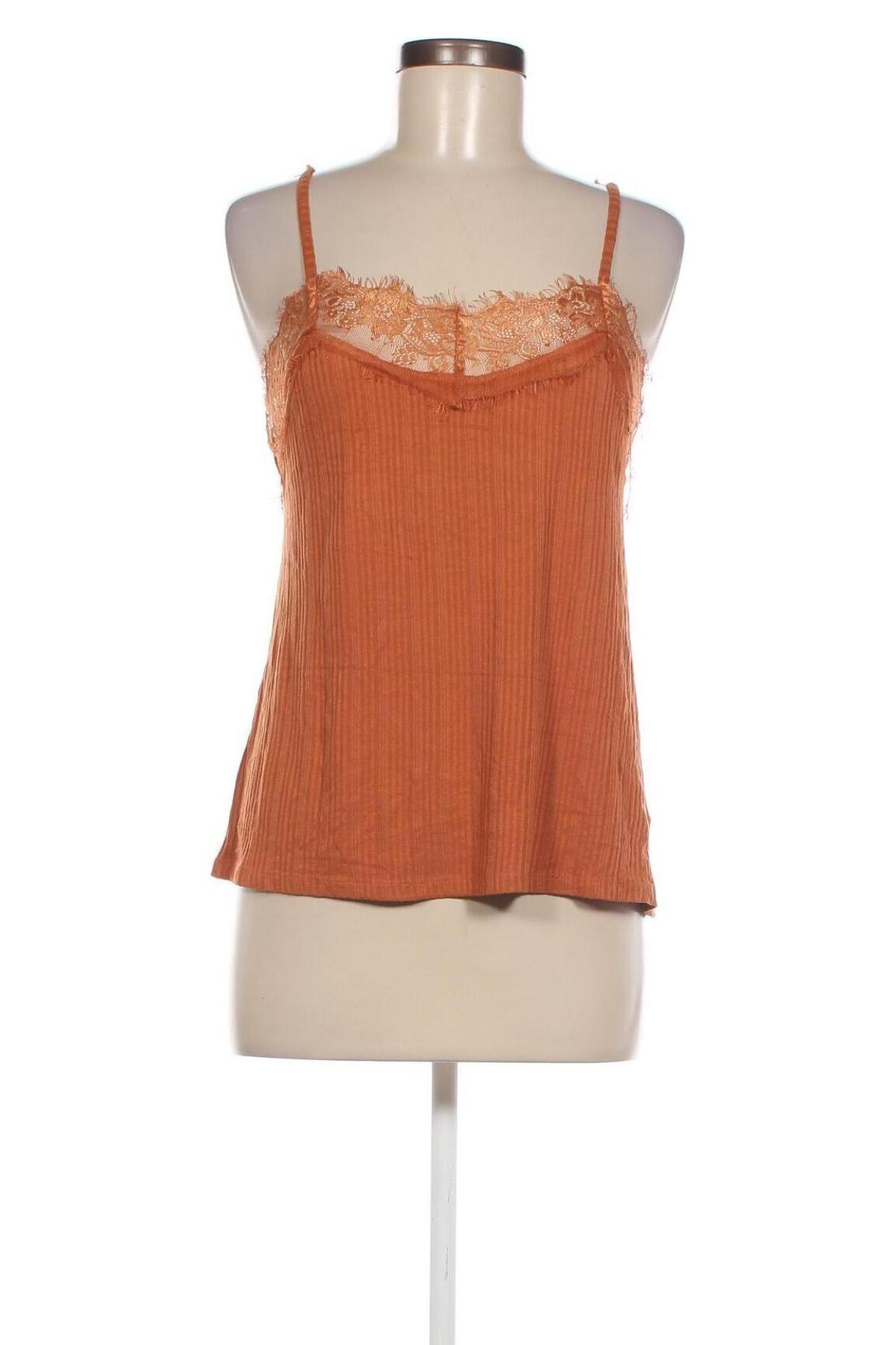 Γυναικείο αμάνικο μπλουζάκι Zabaione, Μέγεθος S, Χρώμα Πορτοκαλί, Τιμή 3,29 €