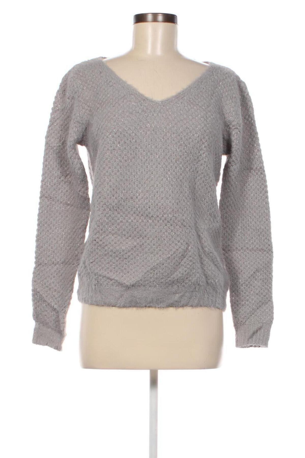 Damenpullover, Größe M, Farbe Grau, Preis 2,22 €