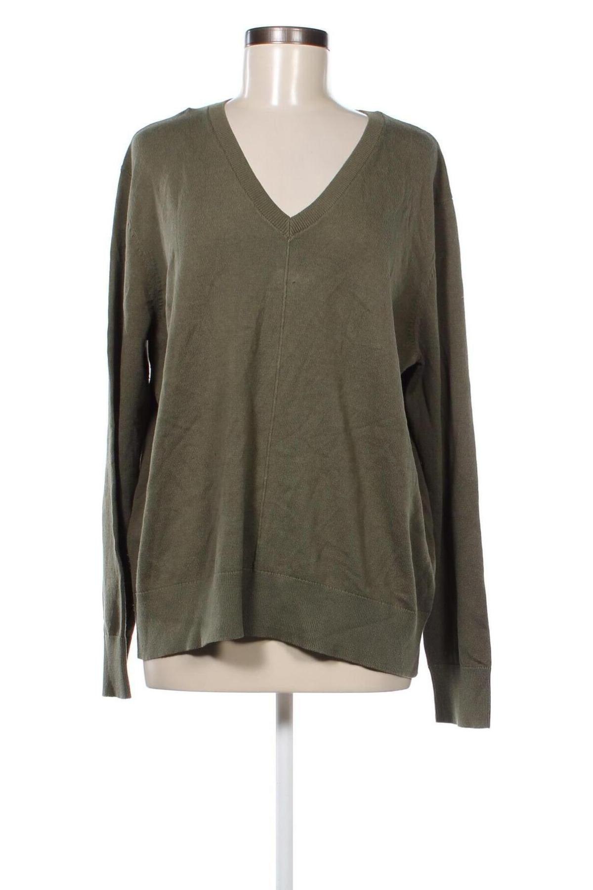Дамски пуловер, Размер L, Цвят Зелен, Цена 14,72 лв.