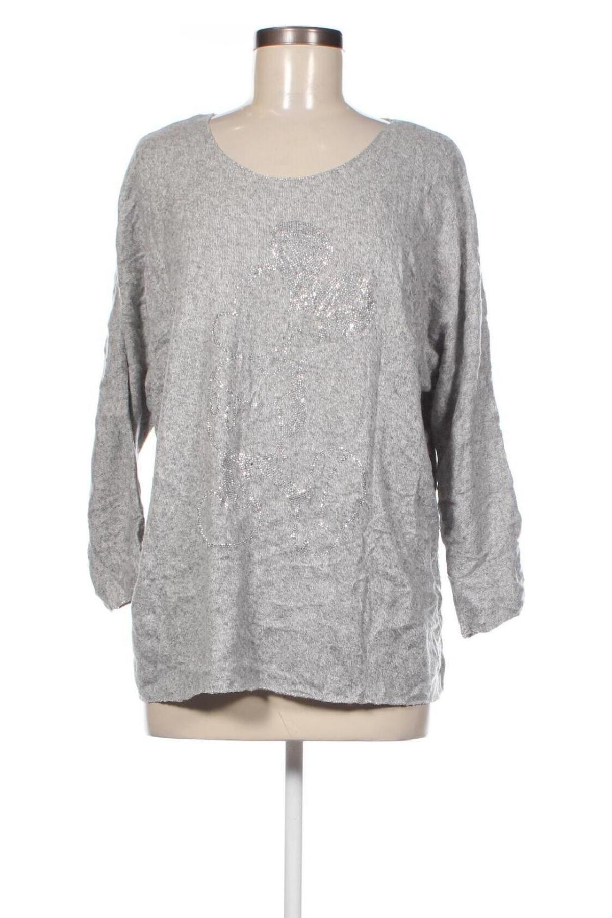 Damenpullover, Größe M, Farbe Grau, Preis 2,42 €