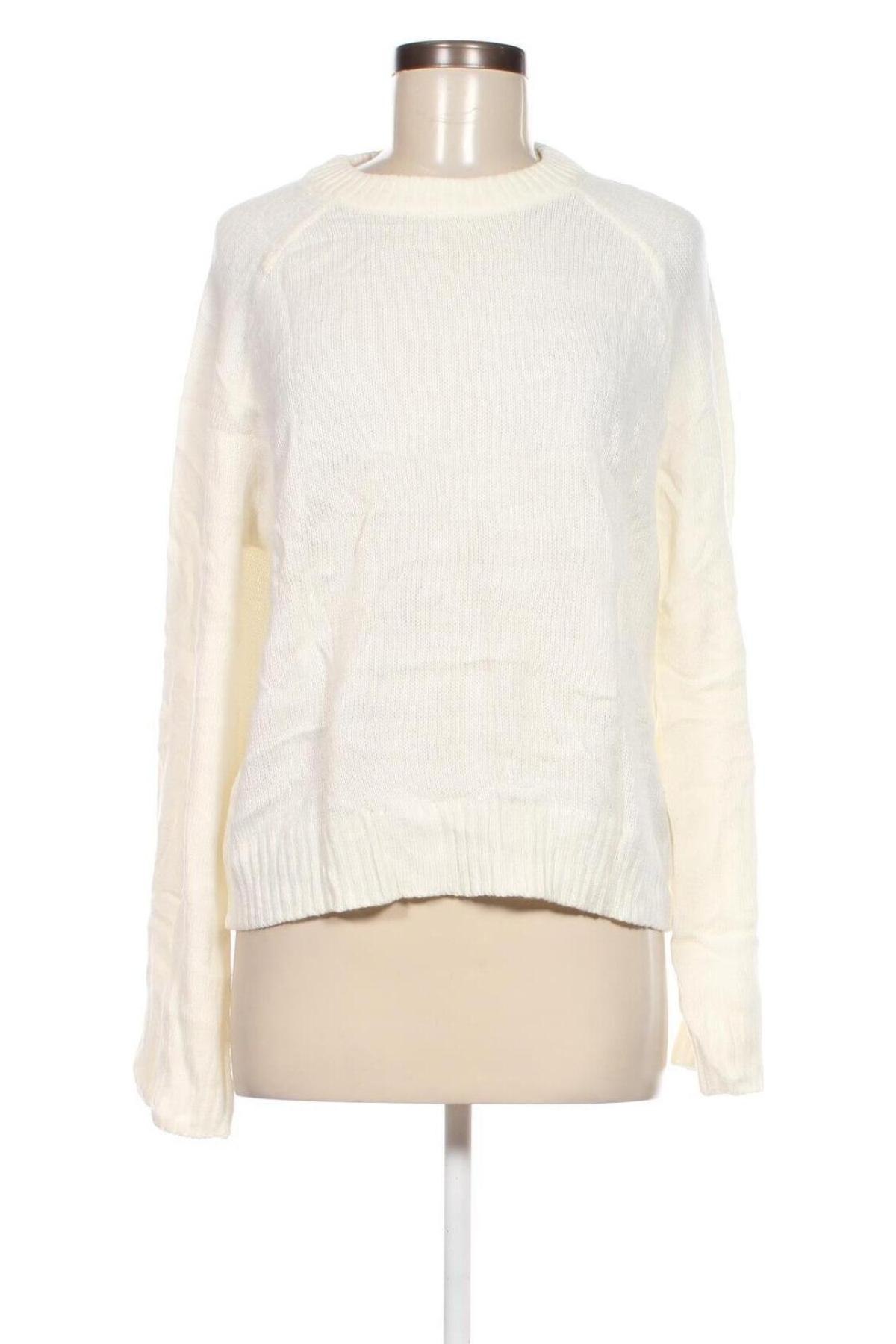 Γυναικείο πουλόβερ H&M Divided, Μέγεθος L, Χρώμα Λευκό, Τιμή 2,15 €