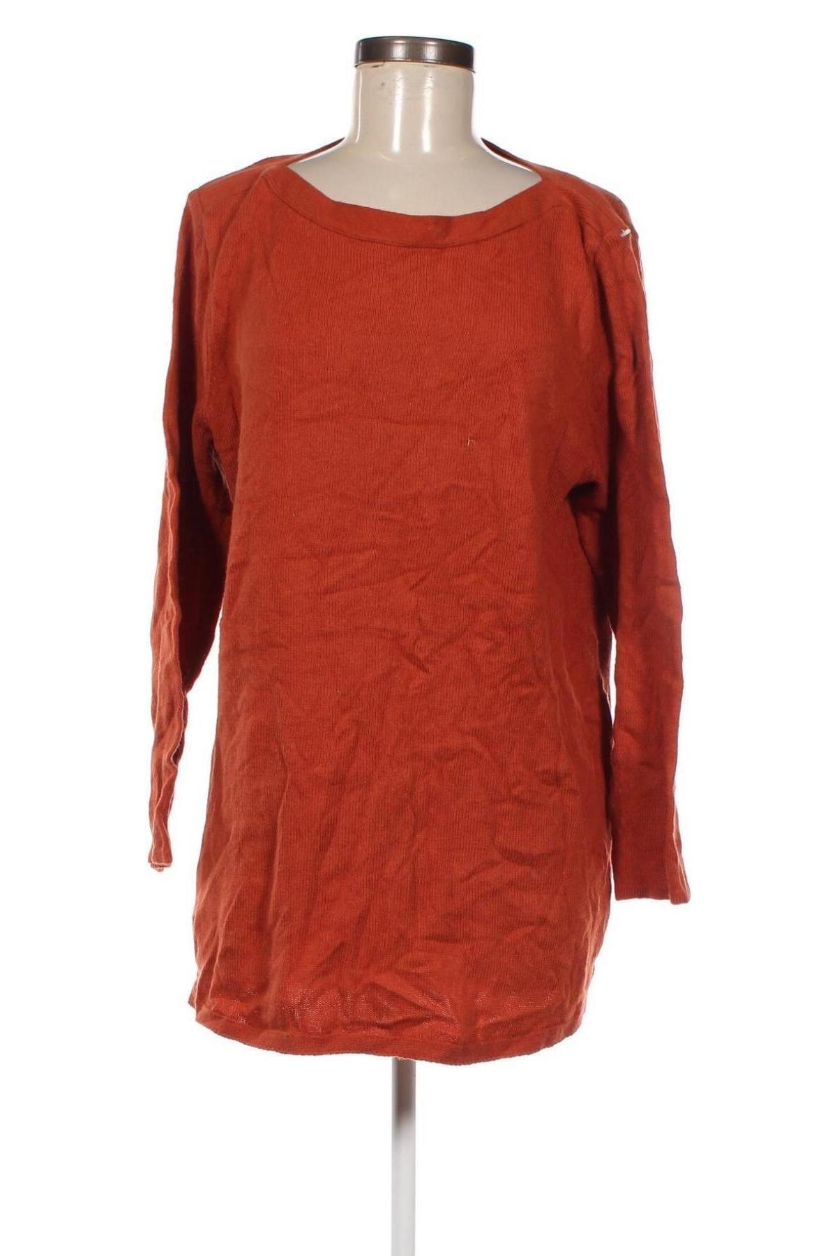 Дамски пуловер Karen Scott, Размер XL, Цвят Оранжев, Цена 10,15 лв.