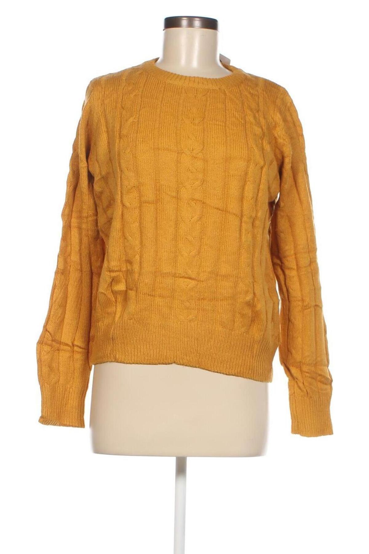 Дамски пуловер Lefties, Размер L, Цвят Жълт, Цена 8,70 лв.