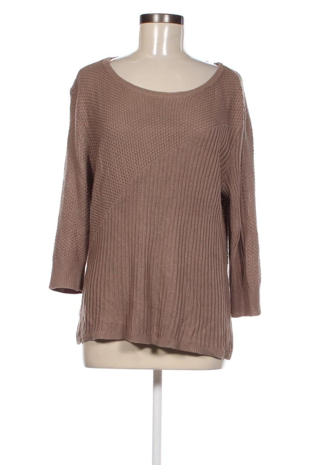 Γυναικείο πουλόβερ New York & Company, Μέγεθος L, Χρώμα  Μπέζ, Τιμή 5,38 €