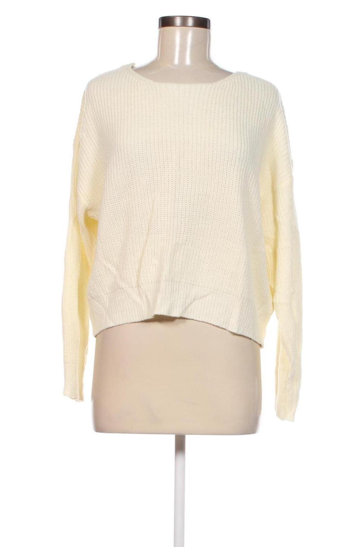Дамски пуловер SHEIN, Размер S, Цвят Екрю, Цена 10,58 лв.