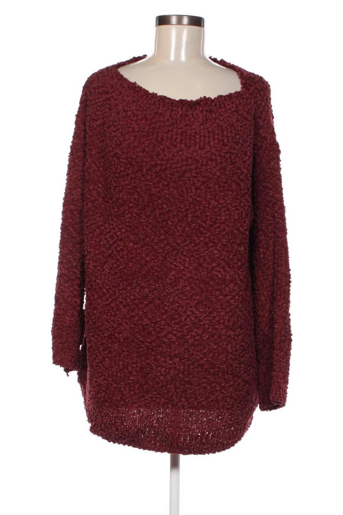Дамски пуловер SHEIN, Размер L, Цвят Червен, Цена 9,20 лв.