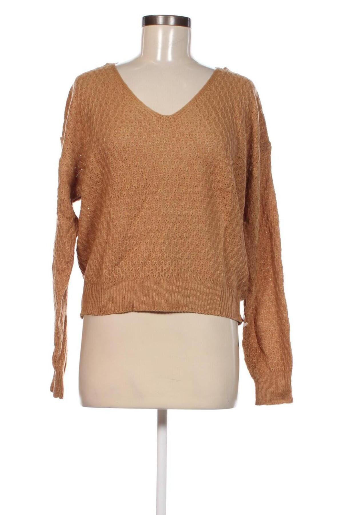 Дамски пуловер SHEIN, Размер L, Цвят Кафяв, Цена 9,20 лв.