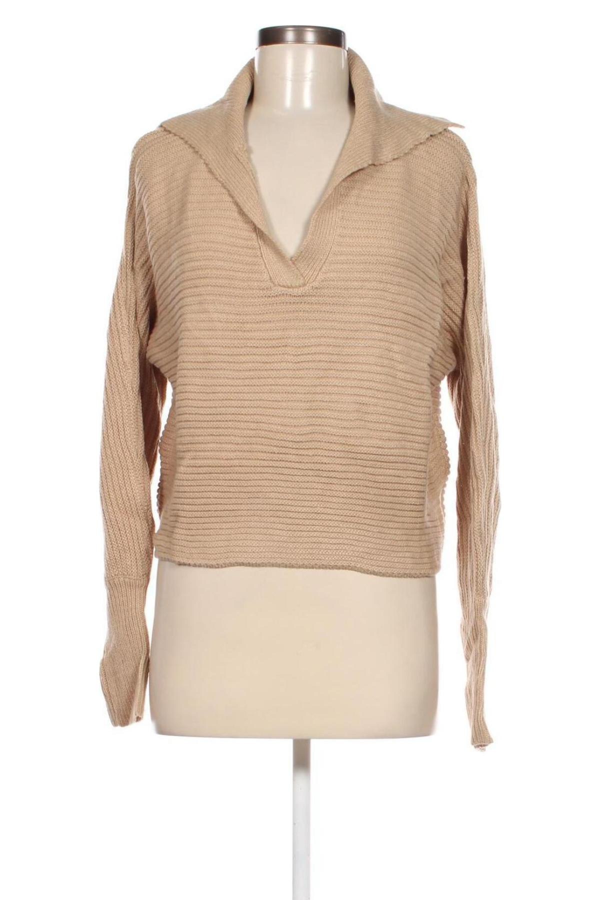 Дамски пуловер SHEIN, Размер S, Цвят Бежов, Цена 9,20 лв.