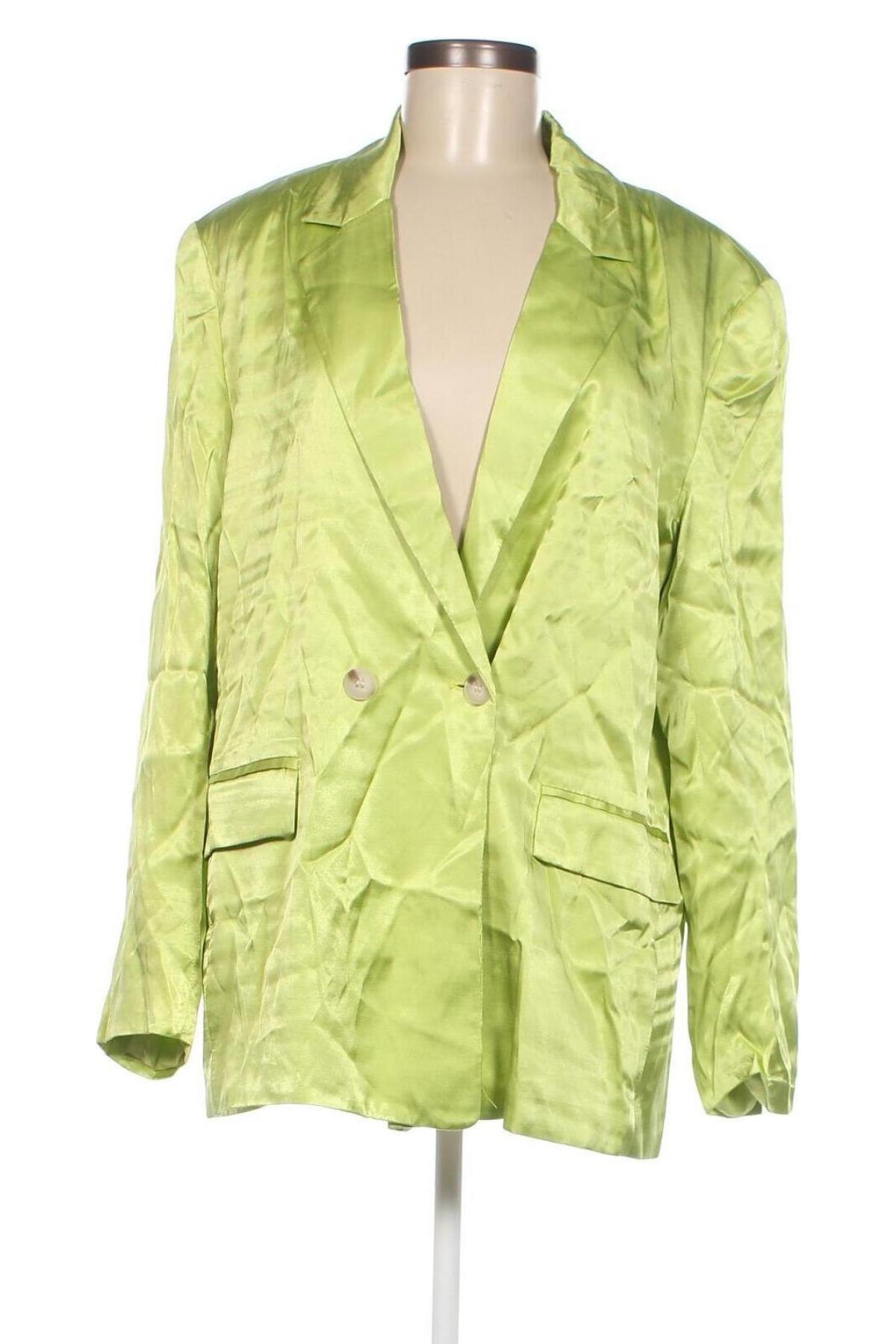 Damen Blazer Bershka, Größe L, Farbe Grün, Preis € 36,08