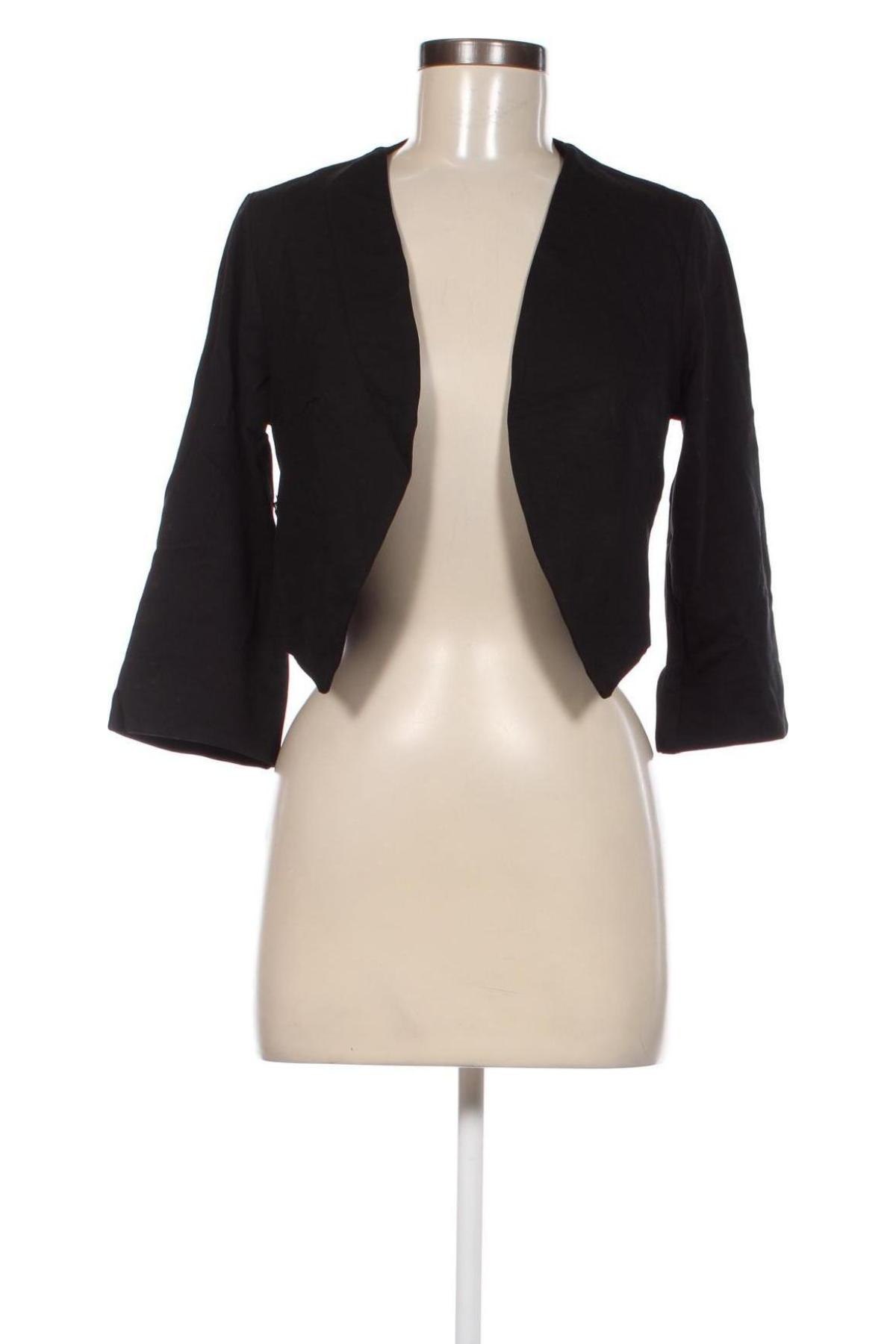Γυναικείο σακάκι Piazza Italia, Μέγεθος M, Χρώμα Μαύρο, Τιμή 9,38 €