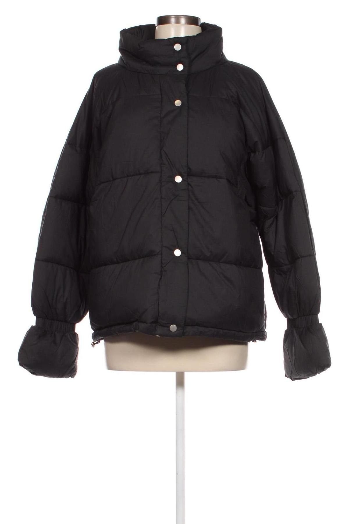 Γυναικείο μπουφάν NA-KD, Μέγεθος L, Χρώμα Μαύρο, Τιμή 20,75 €