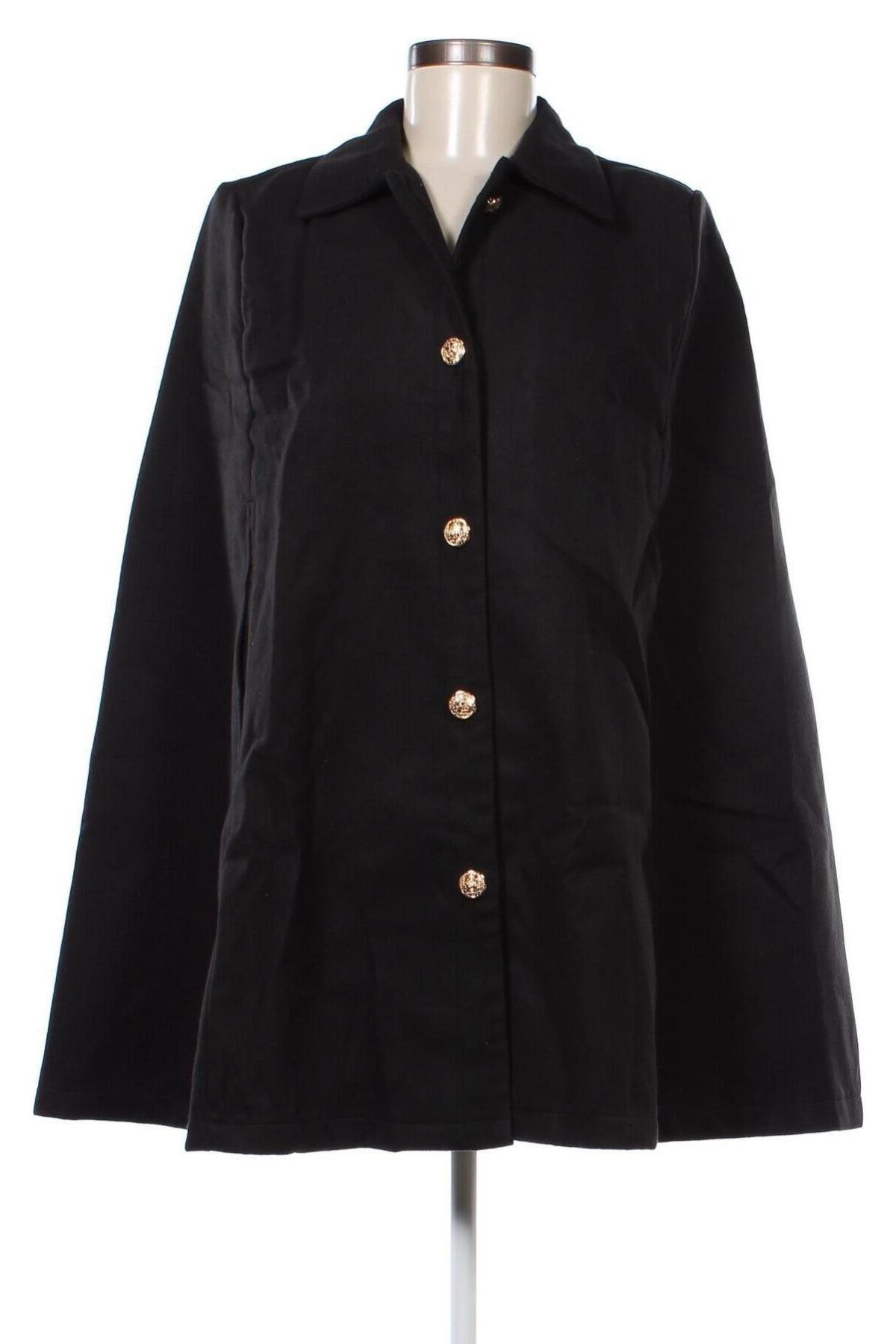 Γυναικείο μπουφάν SHEIN, Μέγεθος S, Χρώμα Μαύρο, Τιμή 10,32 €