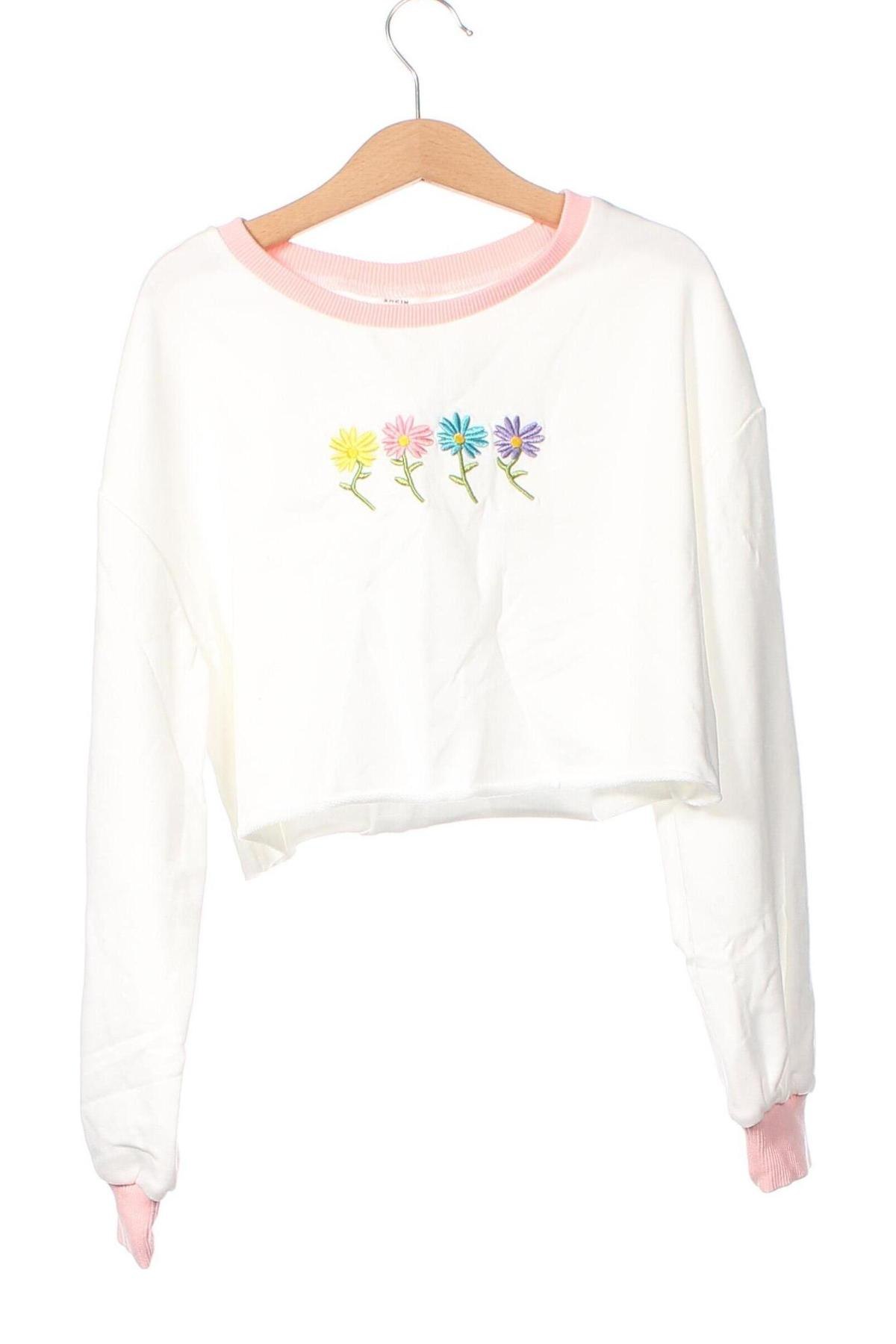 Детска блуза SHEIN, Размер 8-9y/ 134-140 см, Цвят Бял, Цена 36,00 лв.