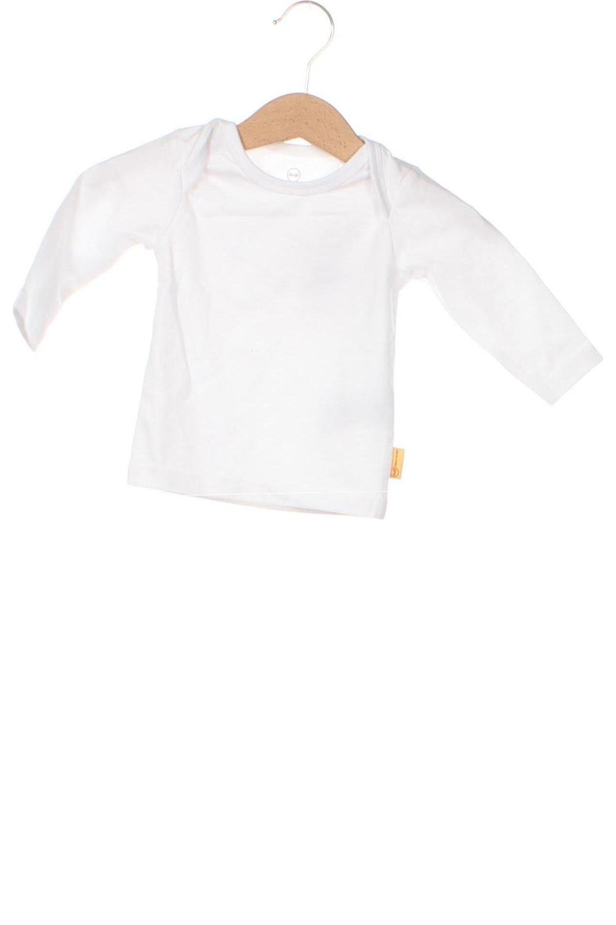 Детска блуза Steiff, Размер 2-3m/ 56-62 см, Цвят Бял, Цена 49,00 лв.
