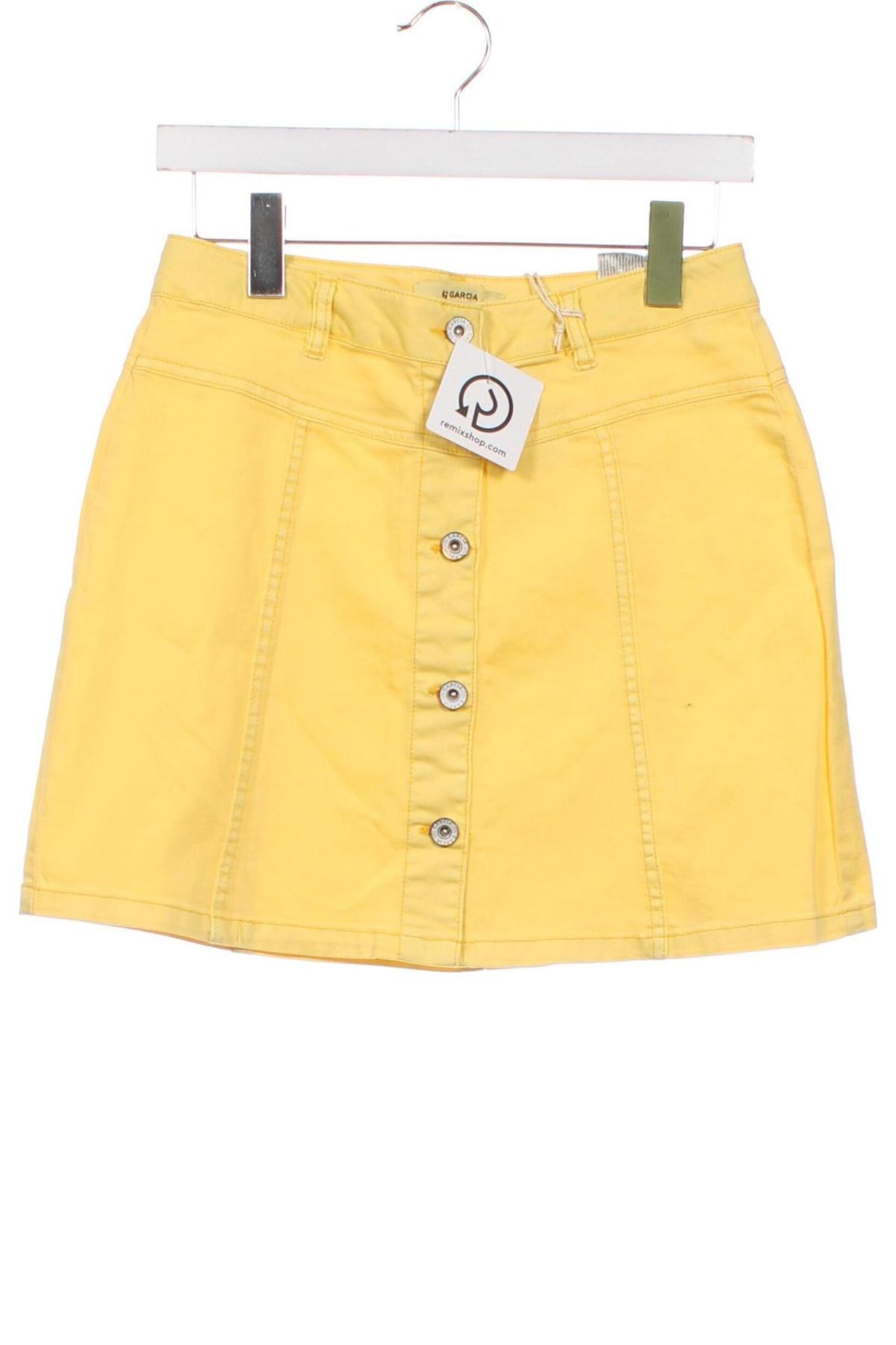 Παιδική φούστα Garcia, Μέγεθος 15-18y/ 170-176 εκ., Χρώμα Κίτρινο, Τιμή 3,26 €