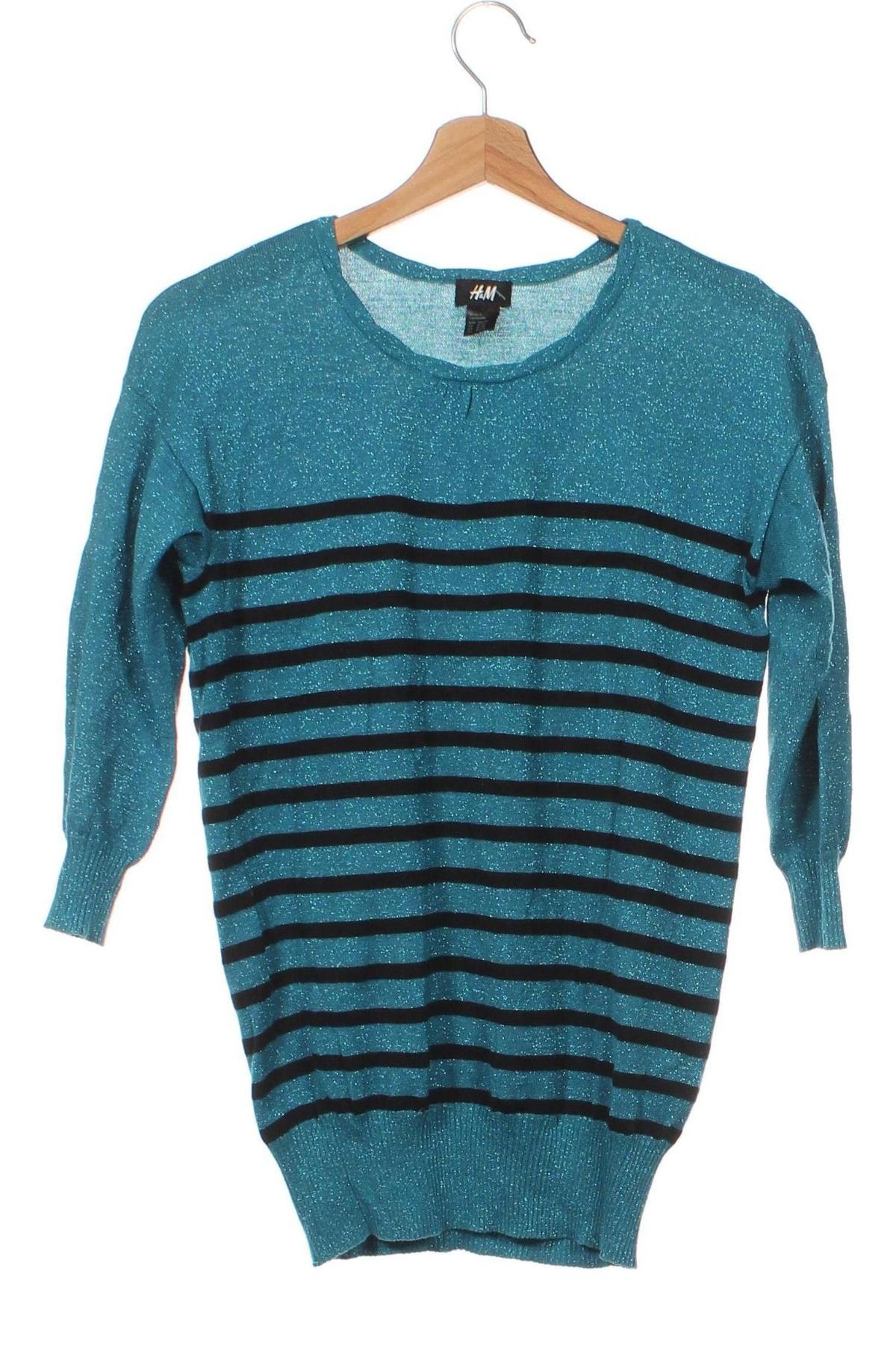 Dziecięcy sweter H&M, Rozmiar 12-13y/ 158-164 cm, Kolor Niebieski, Cena 14,33 zł