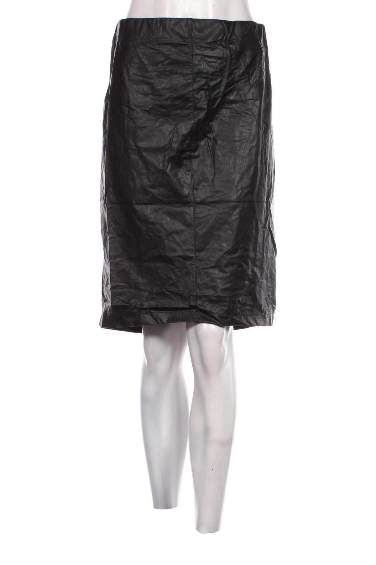 Δερμάτινη φούστα Piazza Italia, Μέγεθος 3XL, Χρώμα Μαύρο, Τιμή 23,71 €