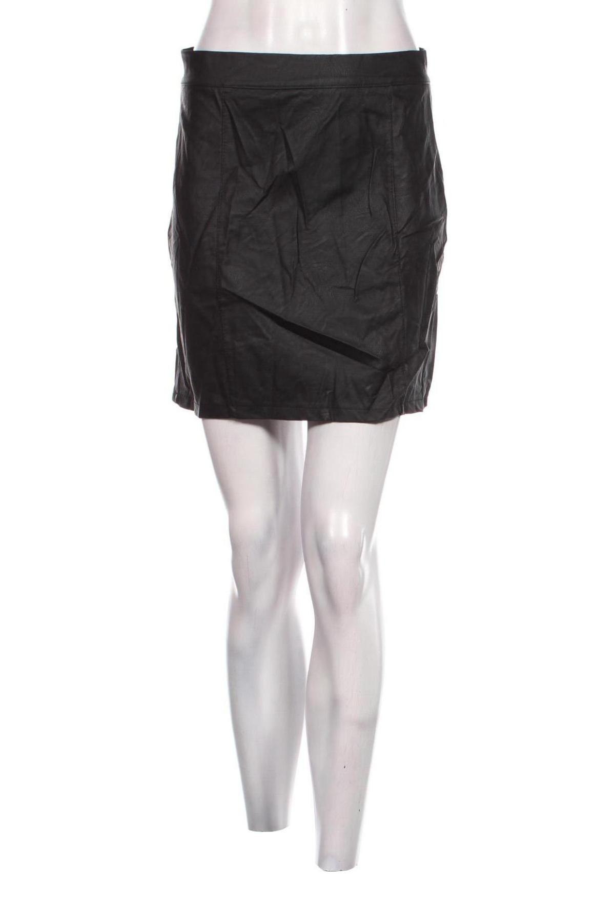 Δερμάτινη φούστα Piazza Italia, Μέγεθος M, Χρώμα Μαύρο, Τιμή 3,08 €
