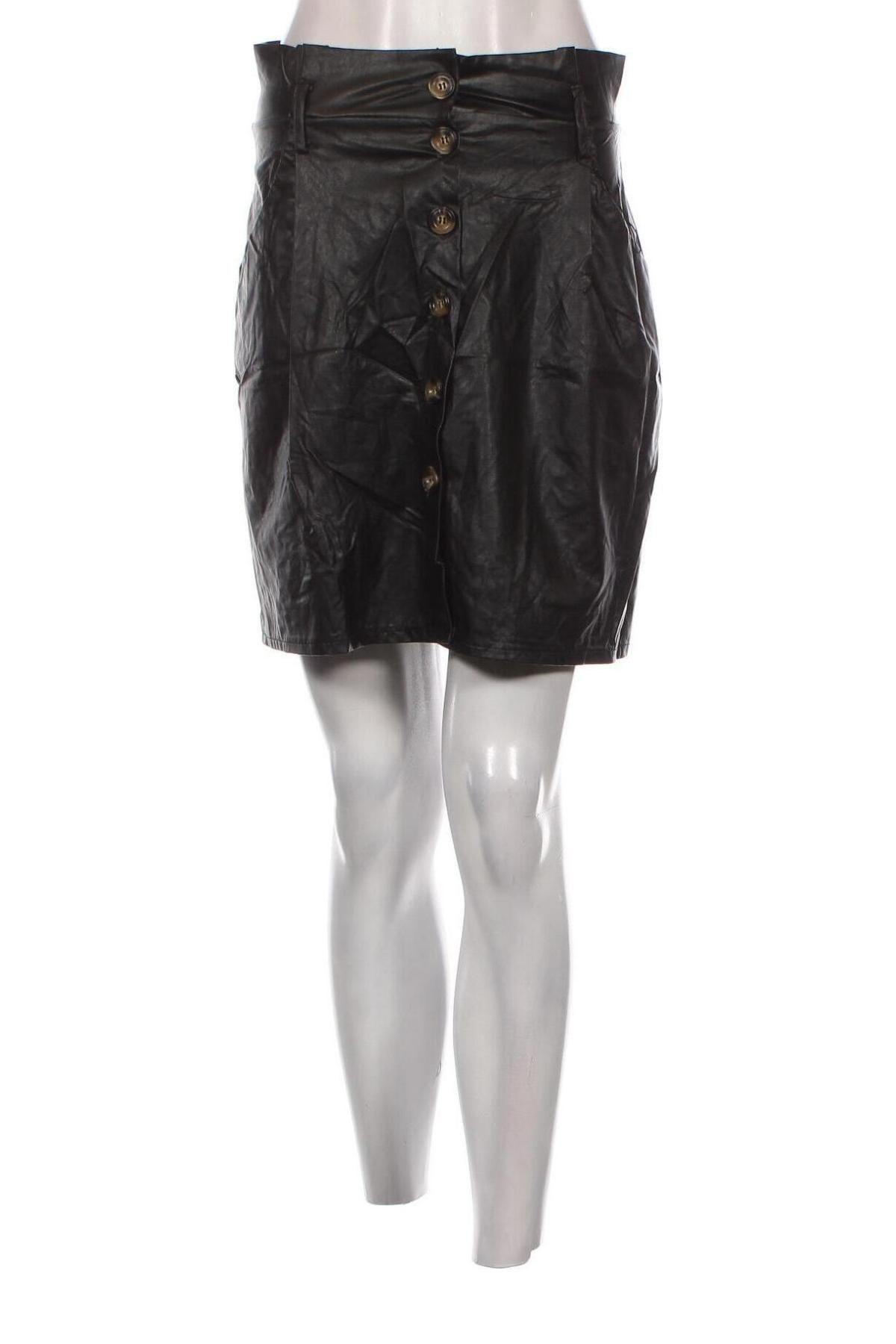 Kožená sukňa  Piazza Italia, Veľkosť S, Farba Čierna, Cena  2,85 €