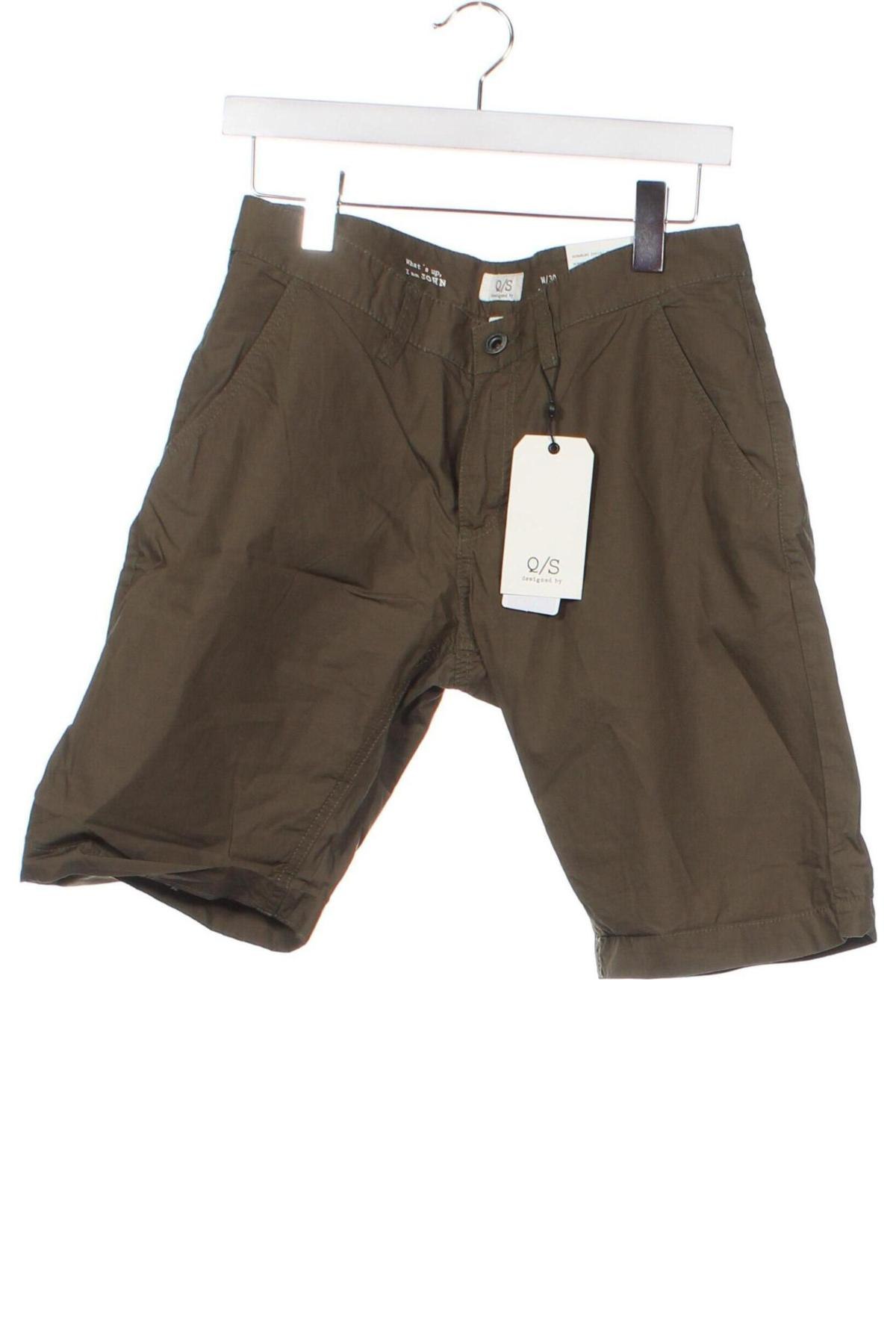 Мъжки къс панталон Q/S by S.Oliver, Размер M, Цвят Зелен, Цена 58,00 лв.