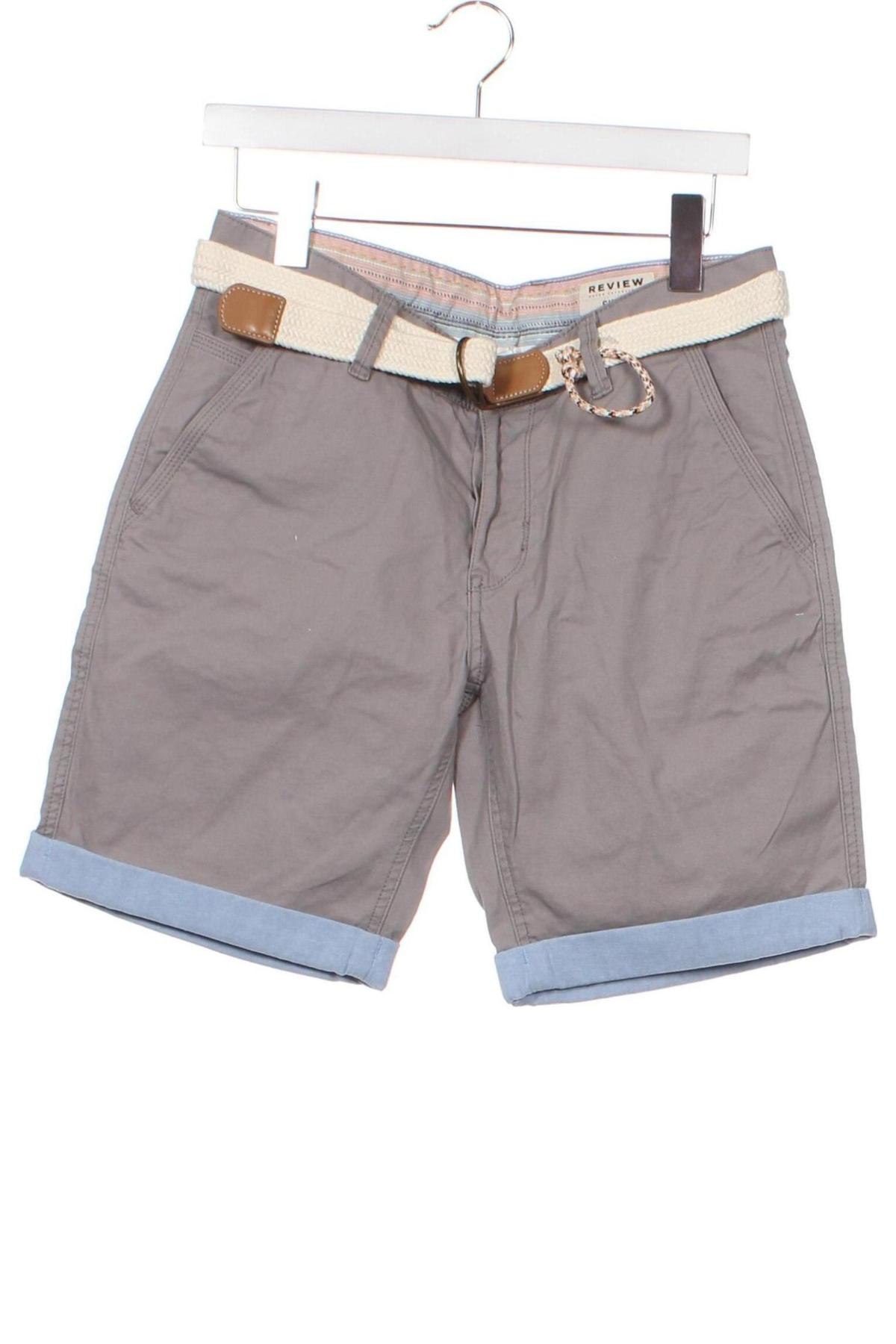 Мъжки къс панталон Review, Размер S, Цвят Сив, Цена 15,08 лв.